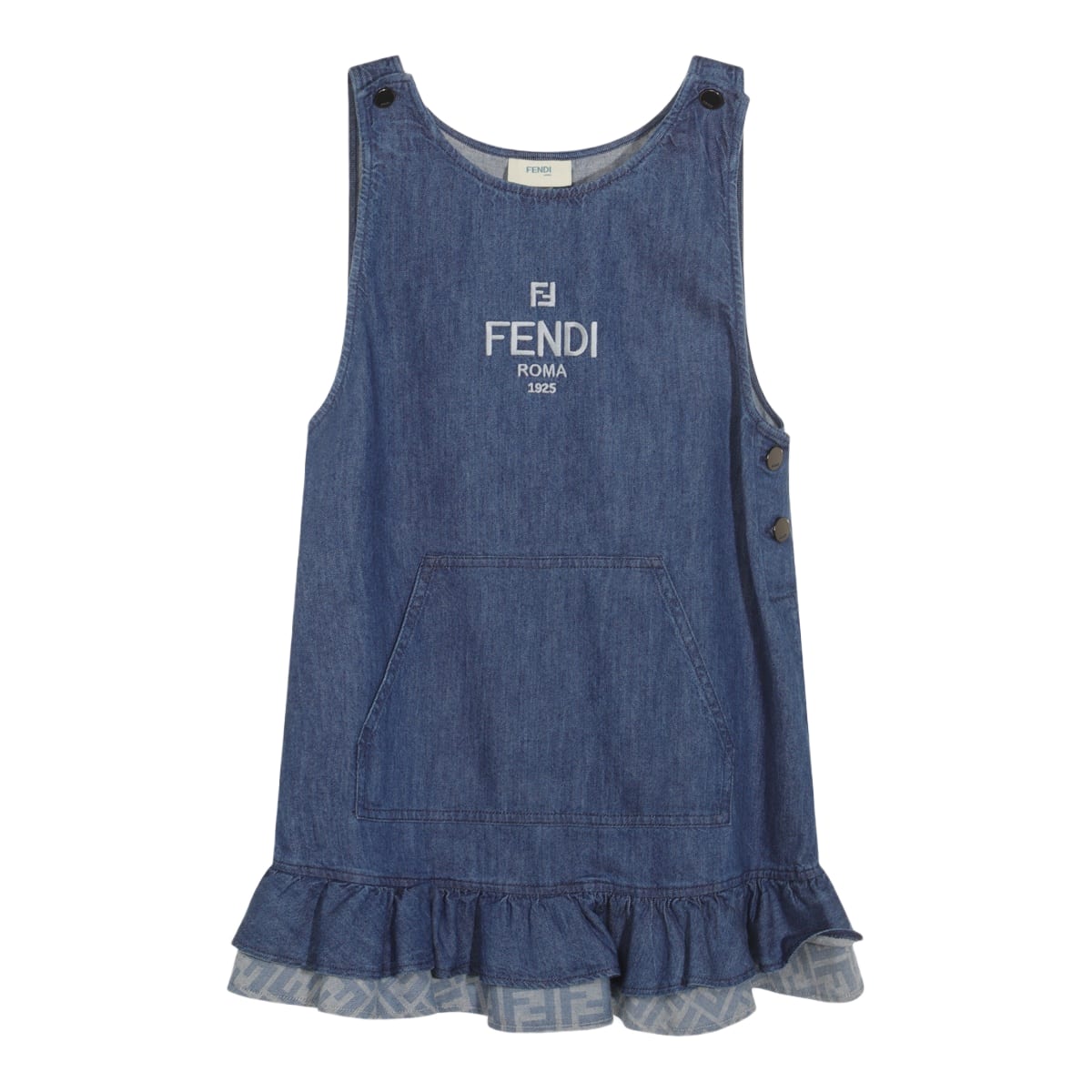 Fendi Blue Cotton Dress | italist