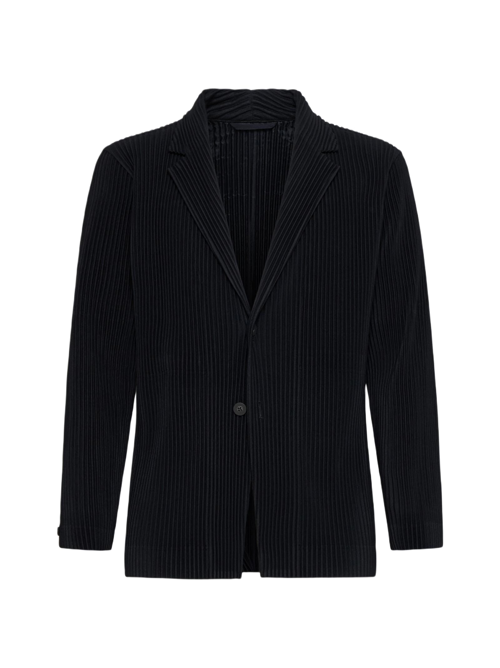 HOMME PLISSE ISSEY MIYAKE ジャケット Homme Plissé Issey Miyake Pleated Fabric Single-breasted