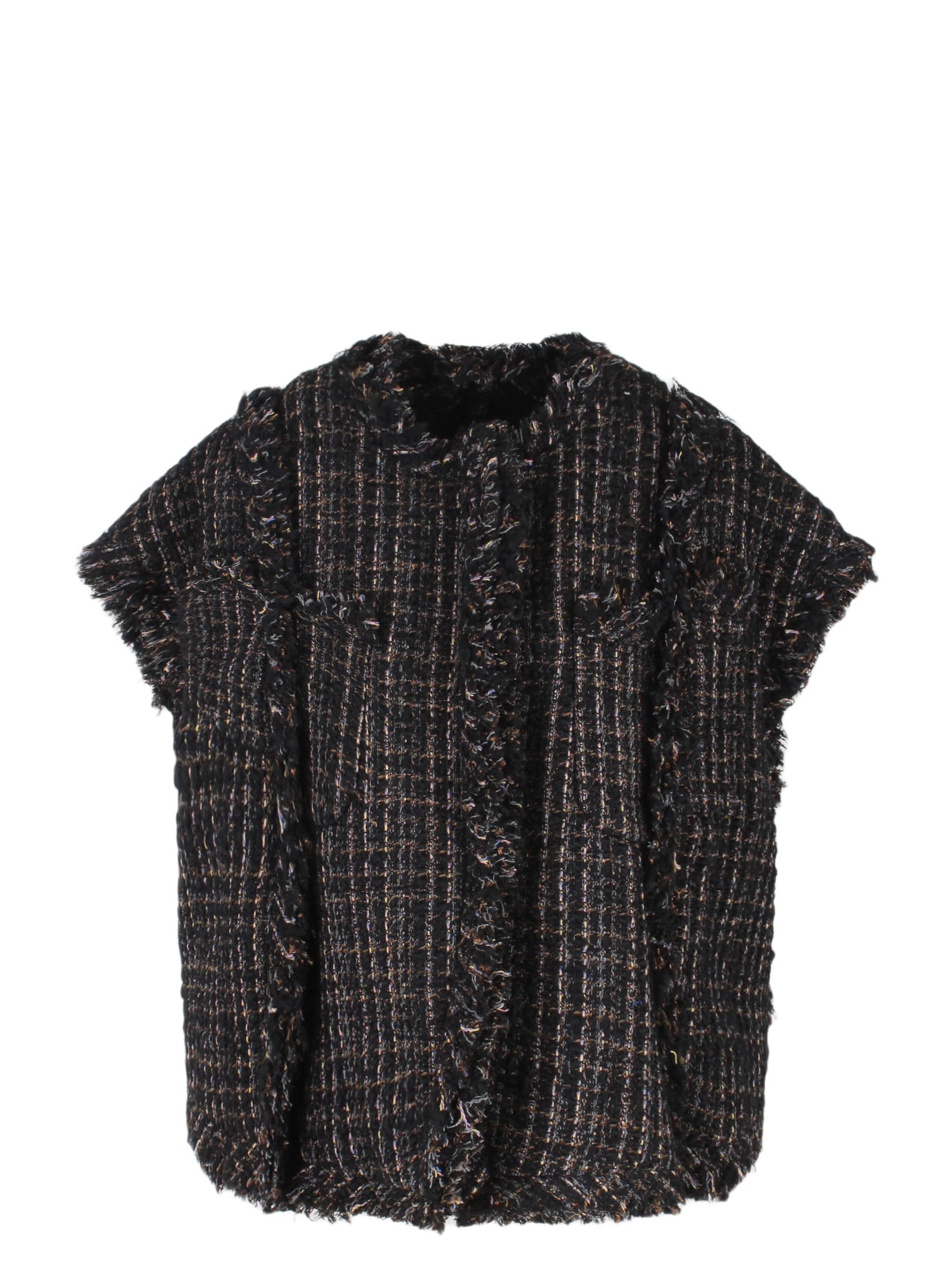 Sacai ツイードジレ Sacai Tweed Gilet | italist