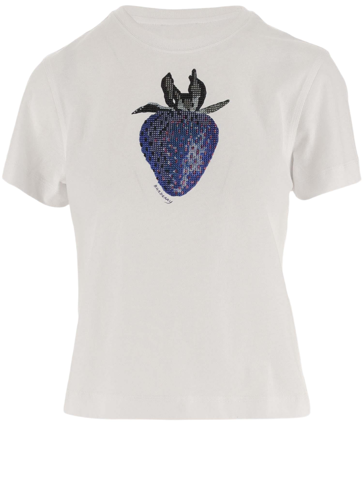 Tシャツ・カットソー BURBERRY Woman T-Shirt White 8106280 楽天市場】バーバリー（Tシャツ・カットソー｜トップス