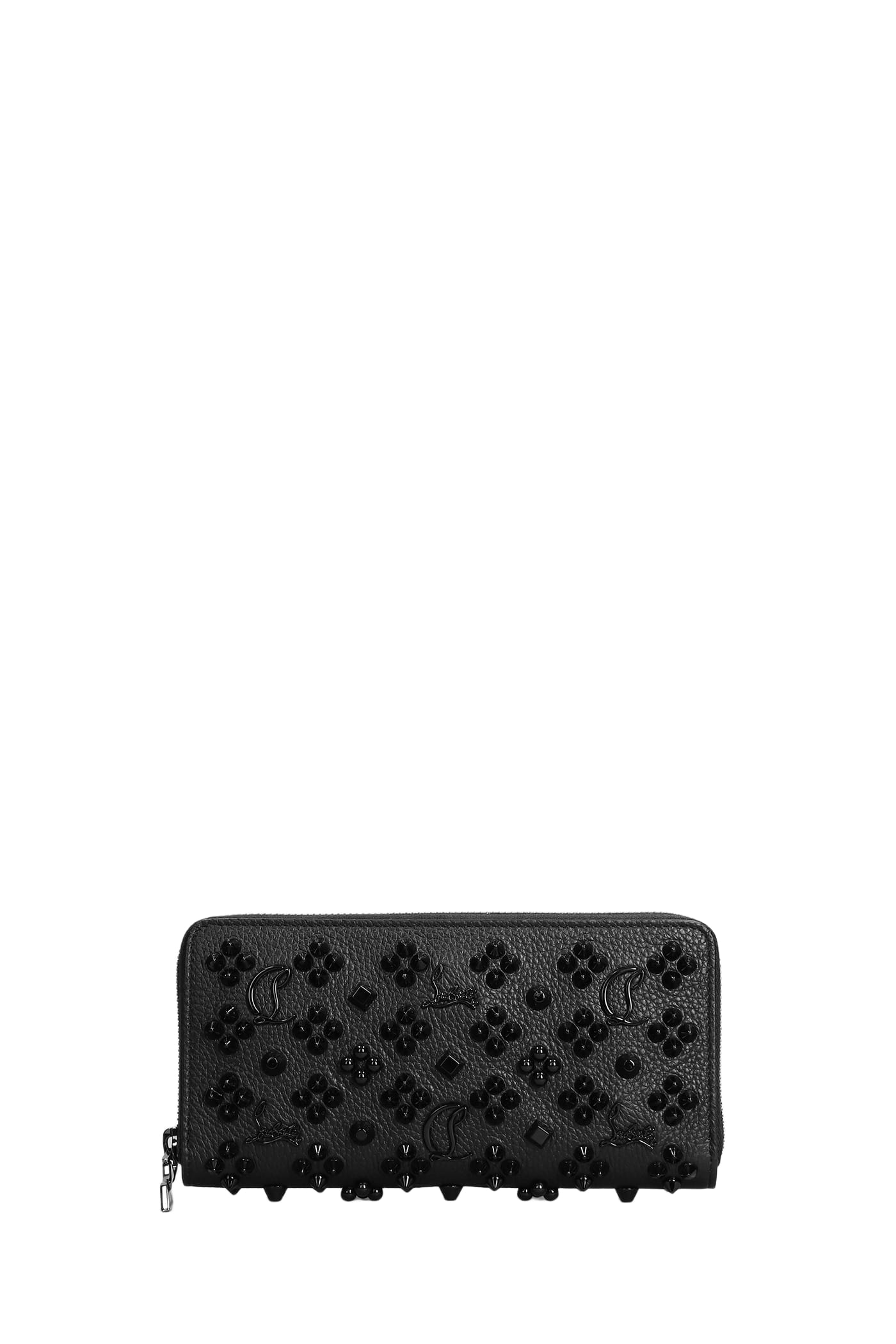 Christian Louboutin Panettone Studded Zip-around Wallet