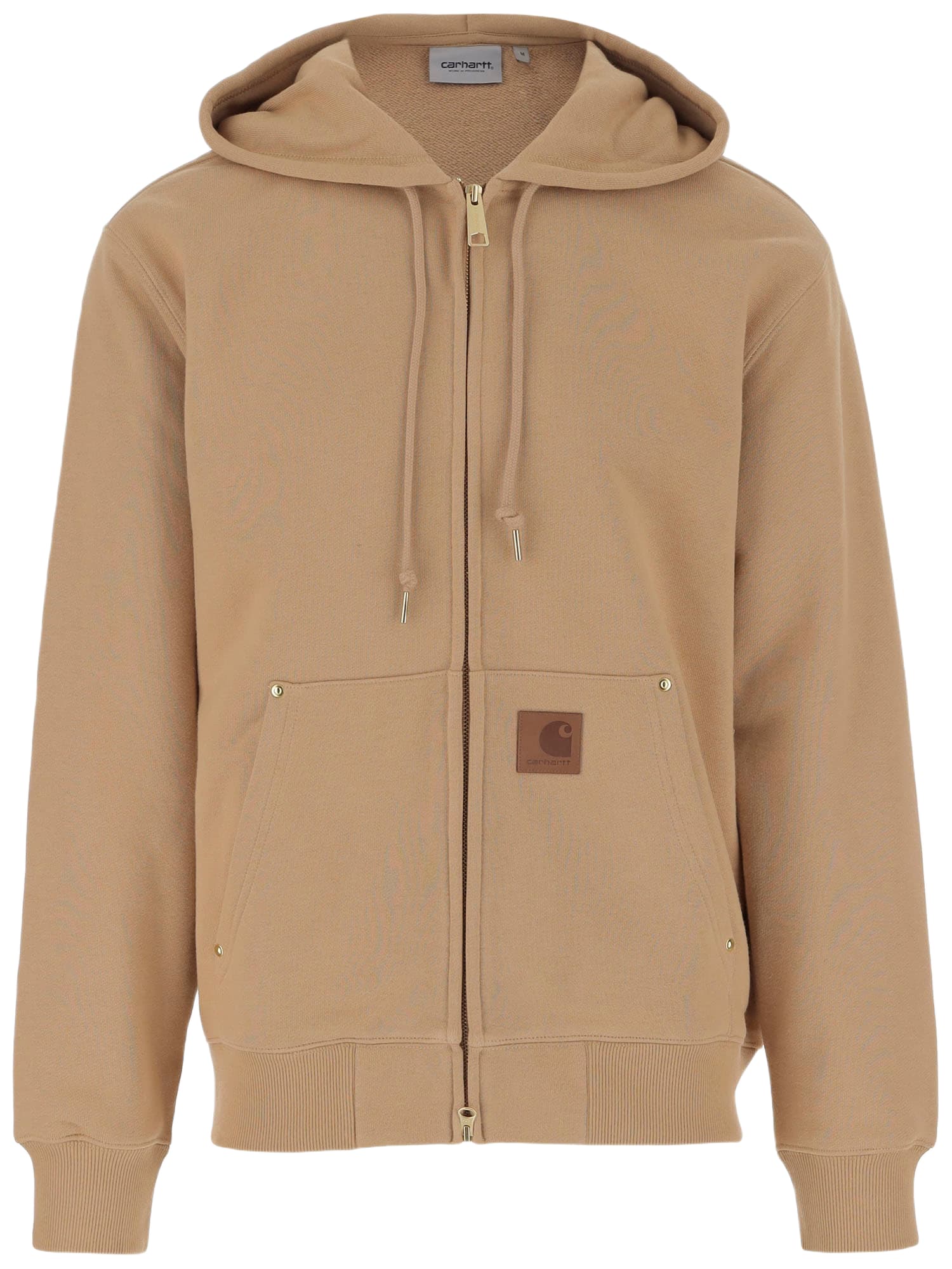 パーカー・フーディ Carhartt SS25 'Eldon' hoodie (I034428 07EXX) Carhartt WIP Eldon Men's Zip Hoodie Beige I034428-07EXX