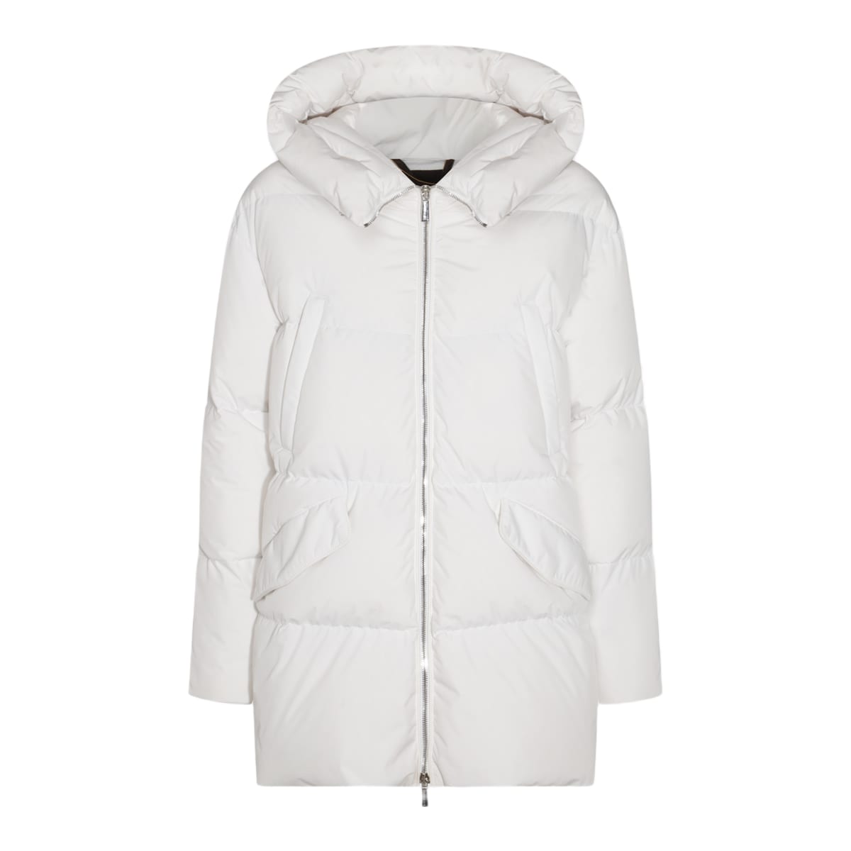 ジャケット MOORER Woman Jacket White MODGI100744 U0111 Moorer White Down Jacket | italist