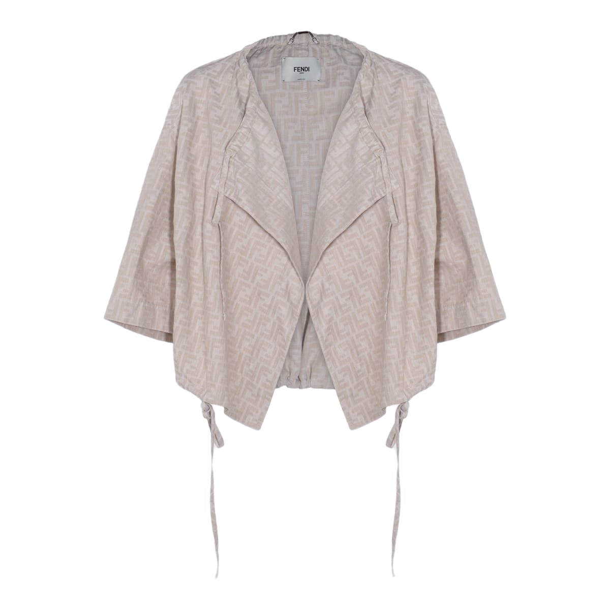 アウターその他 FENDI BEIGE COTTON CASUAL JACKET Fendi Beige Cotton Casual Jacket | italist