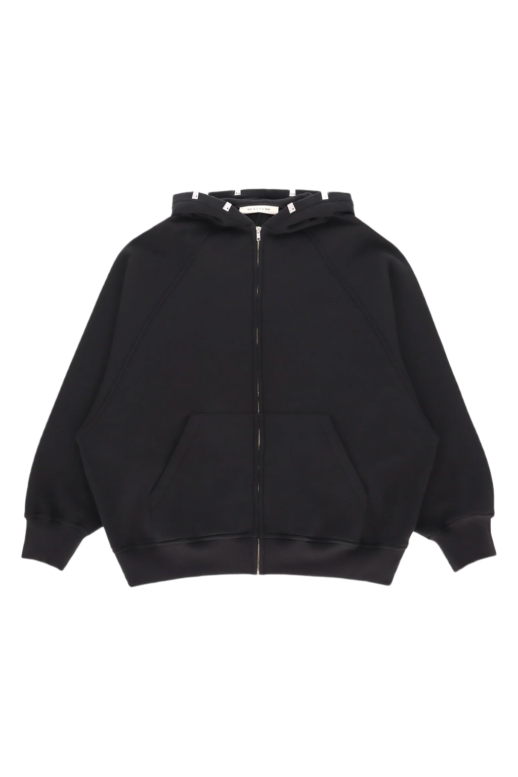 【1017 ALYX 9SM】LIGHTERCAP HOODED ZIP SWEATSHIRT 1017 ALYX 9SM Black Lightercap Hoodie 1017 ALYX 9SM