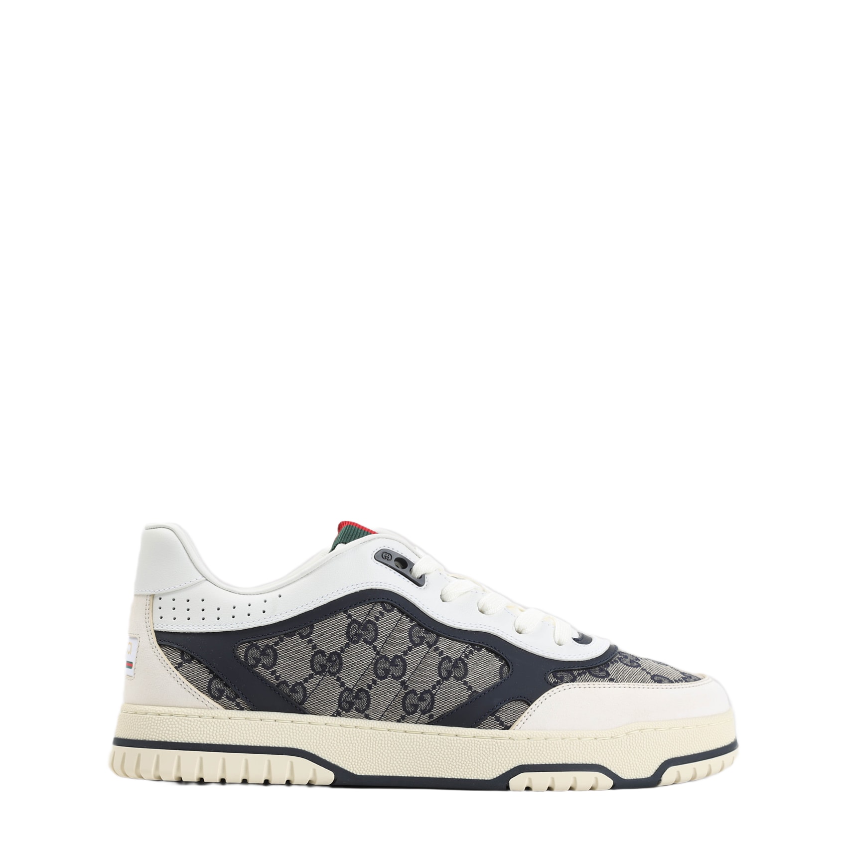 スニーカー GUCCI Plum Leather And Gg Fabric Gucci Re-Web Sneakers Plum leather and GG fabric Gucci Re-Web sneakers – G&B