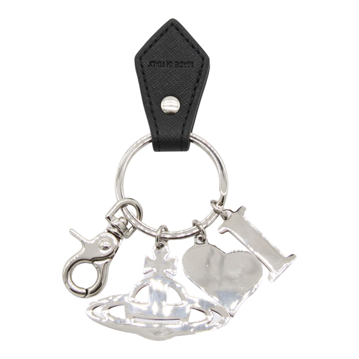 ★Vivienne Westwood★ 23FW I Love ORB Grain Keyring 82030082 Women's Vivienne Westwood I Love Orb Keyring – ODs Designer