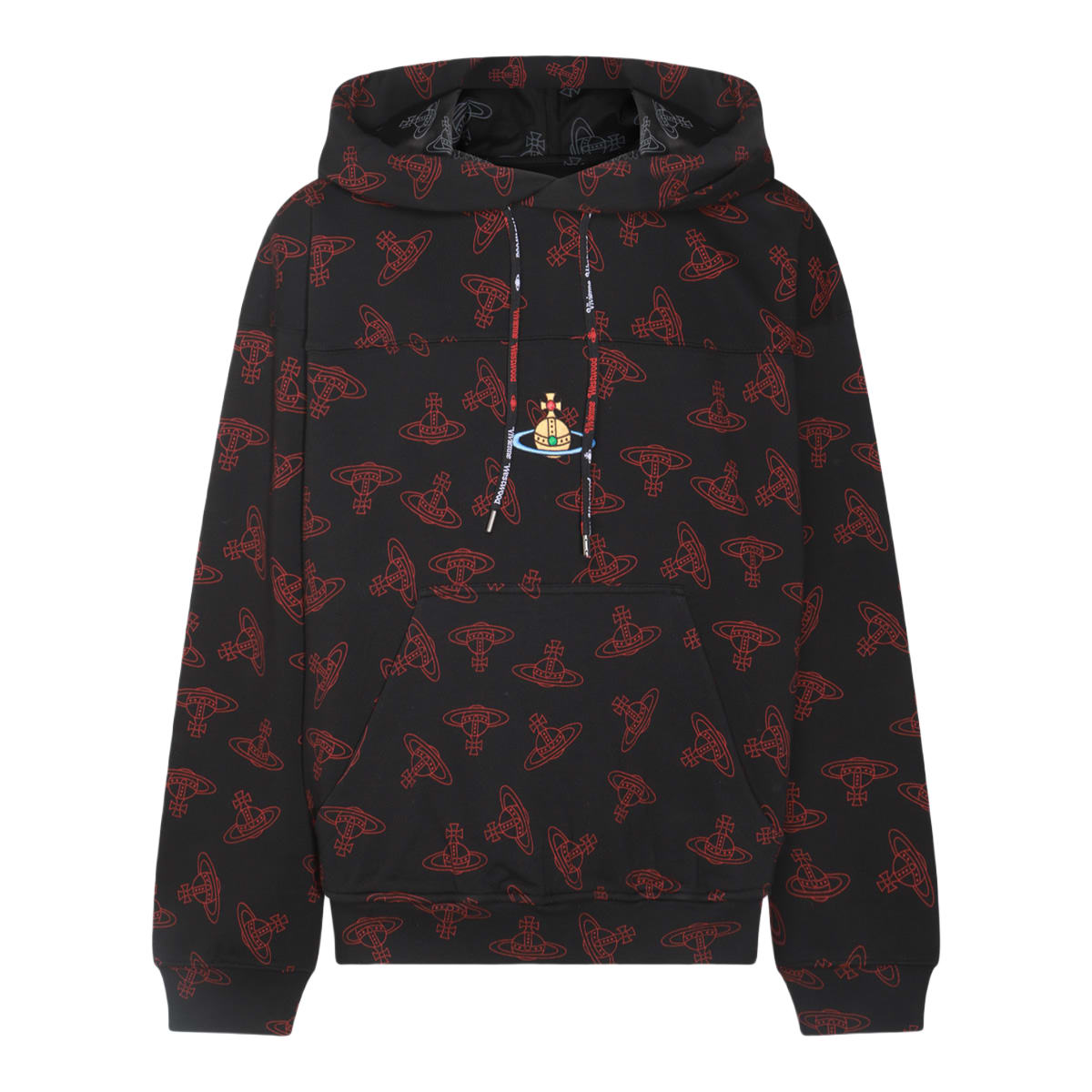 Vivienne Westwood Black And Red Cotton Sweatshirt | italist