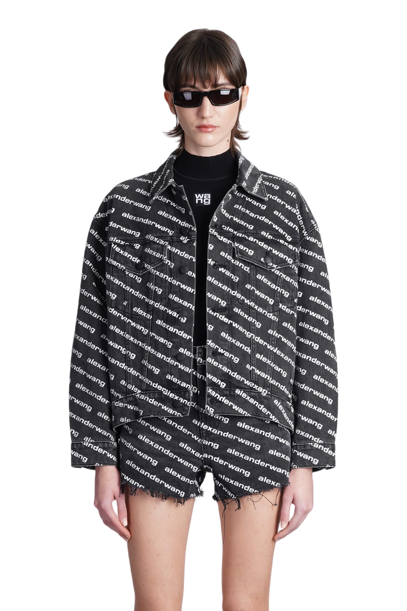 Alexander Wang All Over Logo Jacket | italist