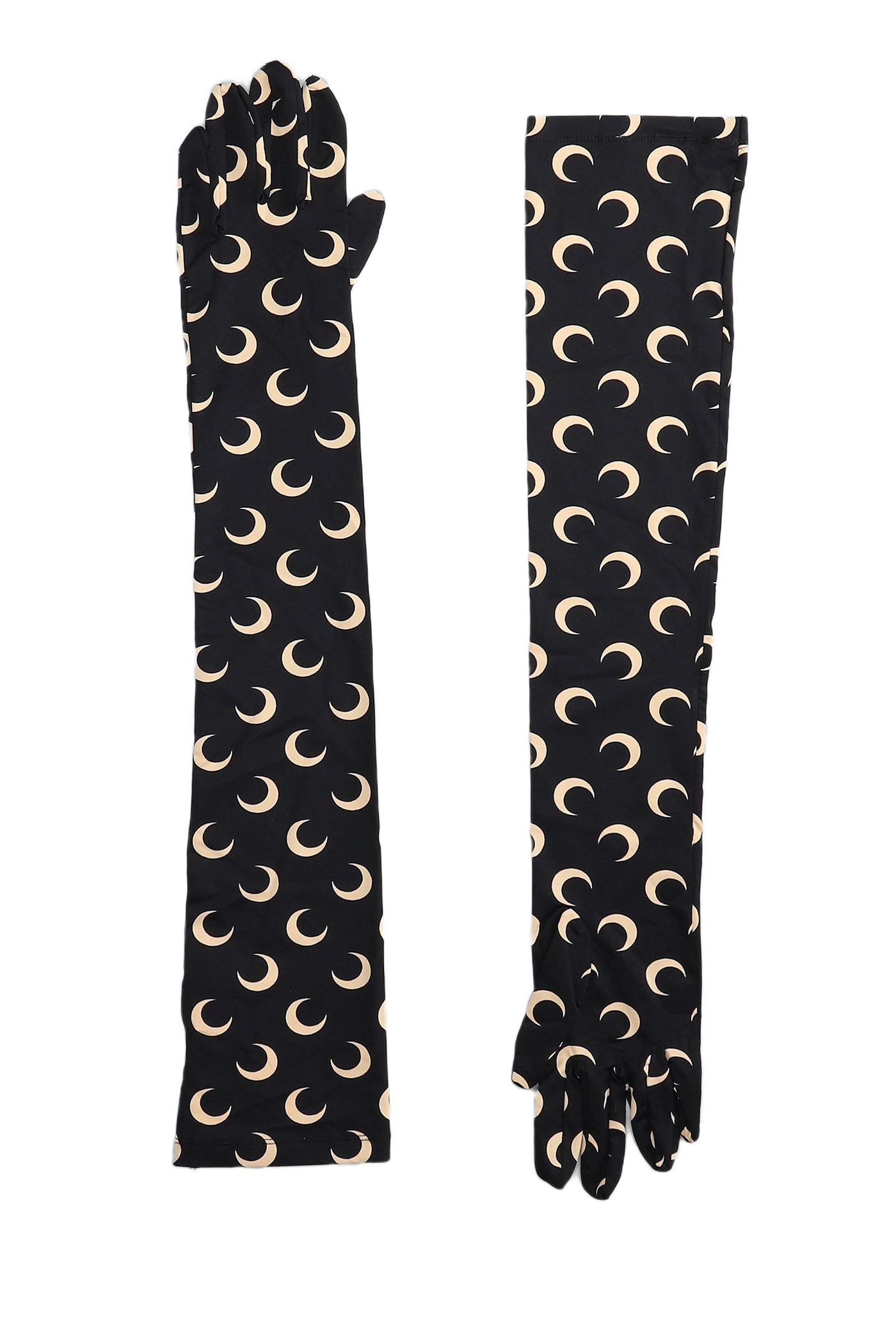 Marine Serre Moon Printed Gloves | italist