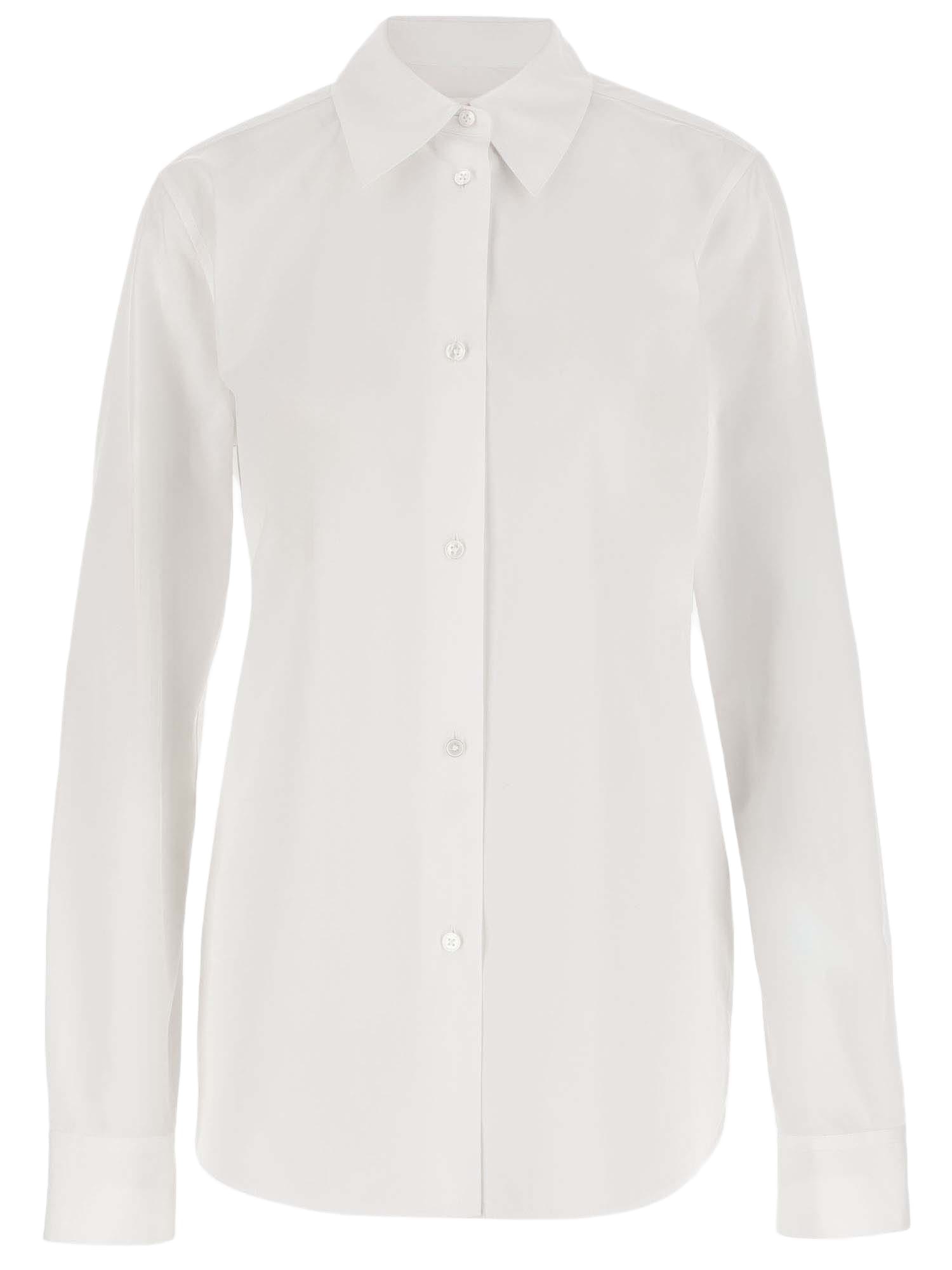 Buy Armarium White Stretch Poplin Oversize Lavinia Shirt at