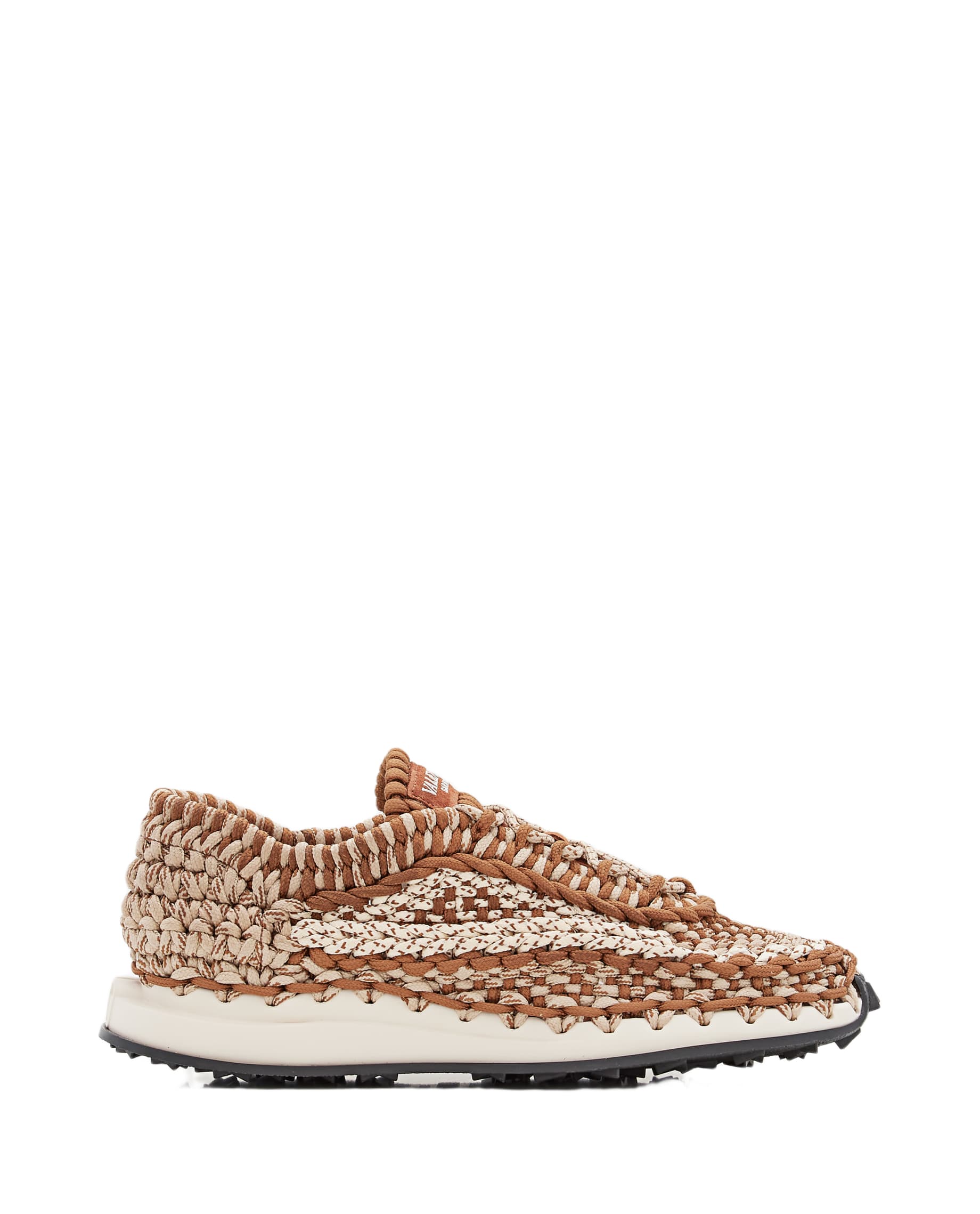 VALENTINO トワレアイコノクラフハイウエストクロッフトハンツ トワル イコノグラフ X レザーディテール ショルダーバッグ for