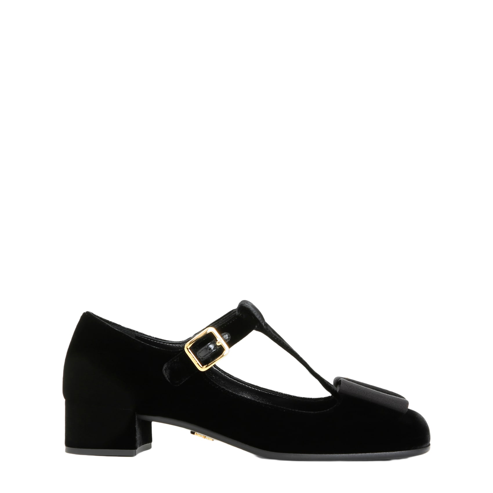 【関税＆送料込み】Prada 35Mm Bow Velvet Pumps Prada 35Mm Bow Velvet Pumps – BALTINI