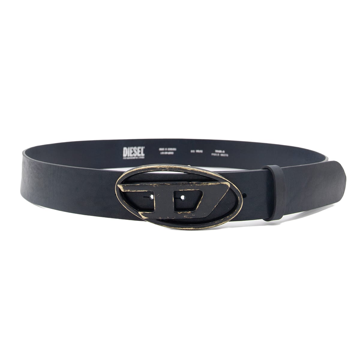 Diesel Men Old Model Leather Belt Studs 90S Grunge Y2K Punk