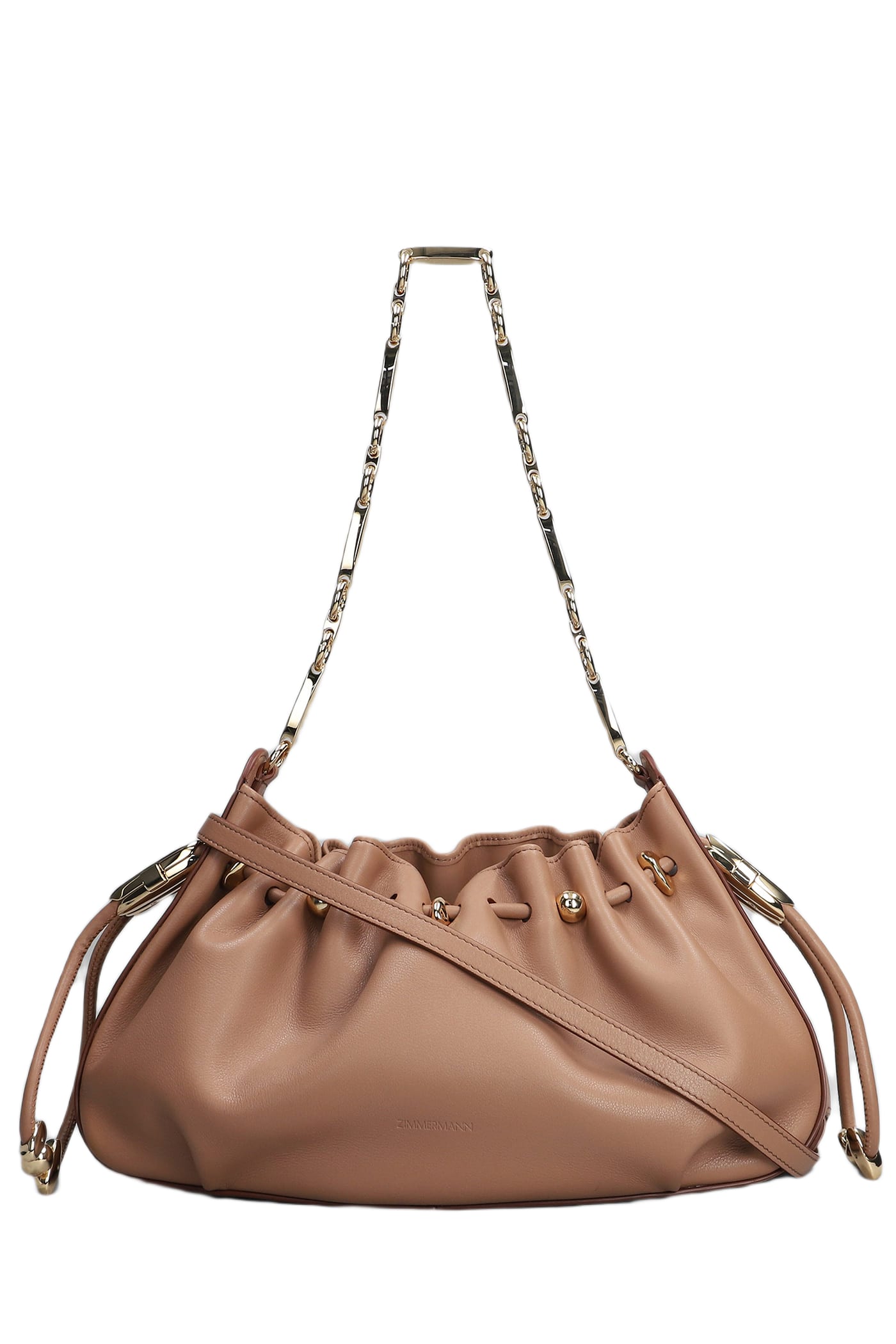 【送料&関税込】Zimmermann Halcyon Shoulder Bag In Taupe Lea Zimmermann Halcyon Shoulder Bag In Taupe Leather | italist