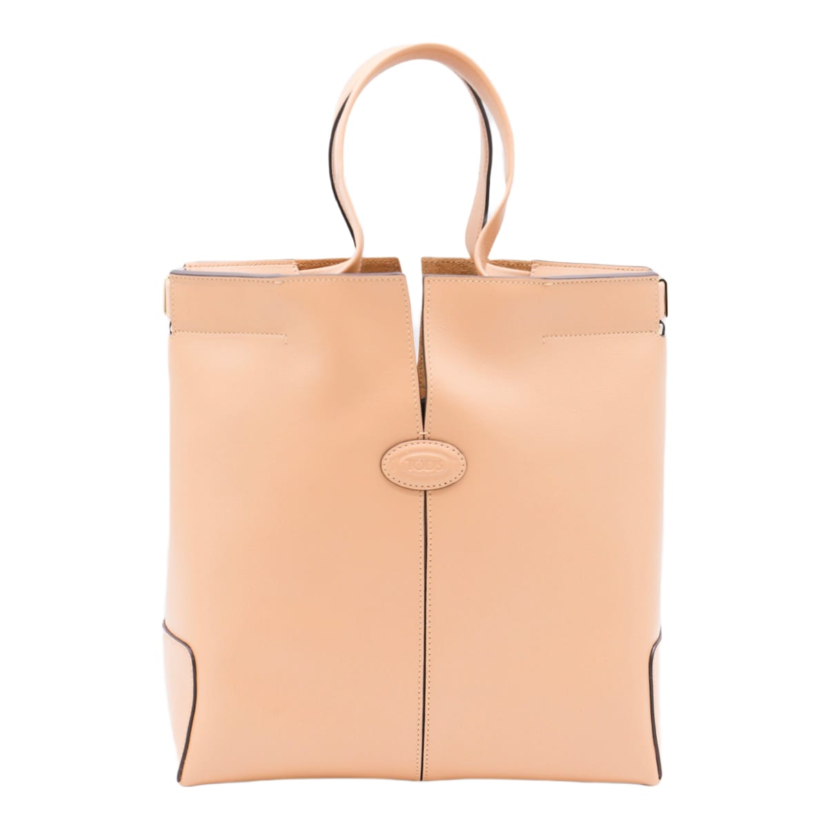【関税&送料込み】Tod'S Light Pink Leather Totes Tod's Light Pink Leather Totes | italist