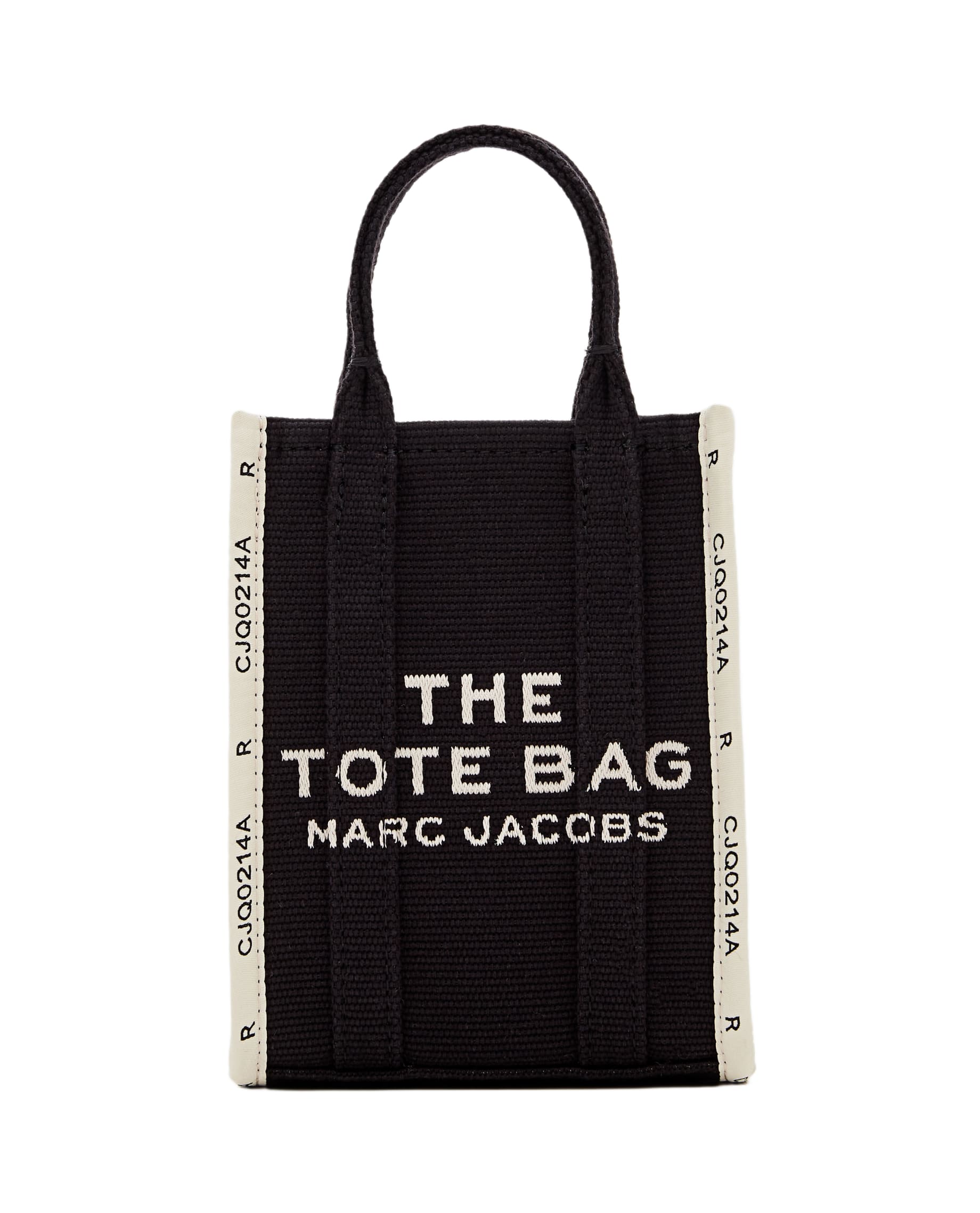 【MARC JACOBS】Jacquard The Phone Tote ブラック Marc Jacobs The Phone Jacquard Tote Bag | italist