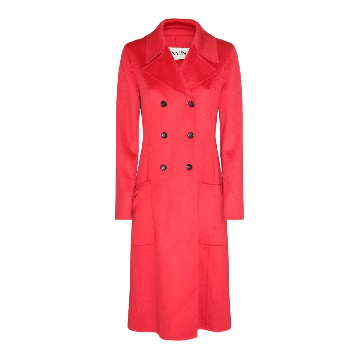 【関税・送料込み】LANVIN COATS WATERMELON CASHMERE LONG COAT Lanvin Watermelon Cashmere Long Coat | italist