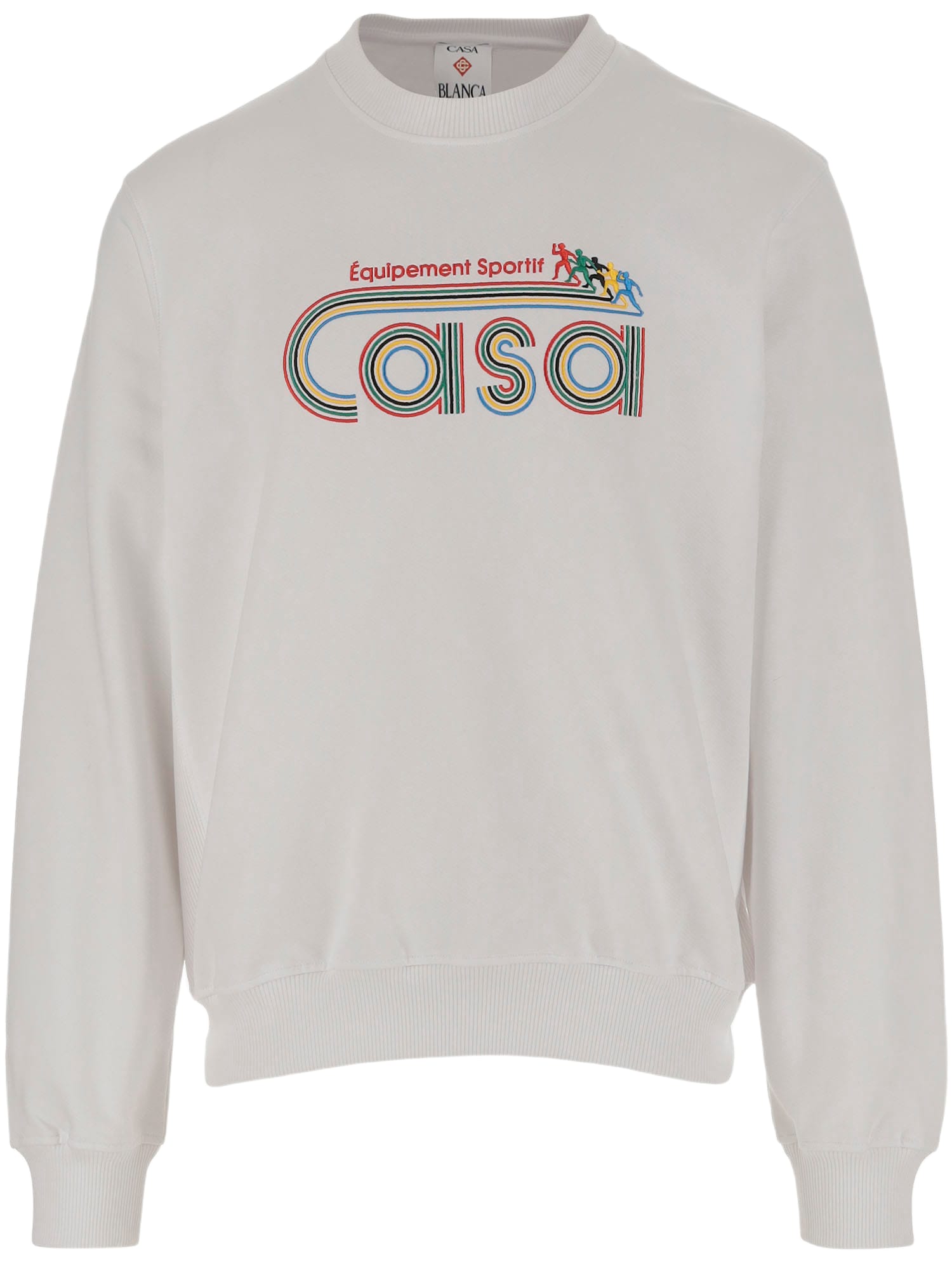 スウェット・トレーナー Casablanca SWEATSHIRTS (MPS25JTP29302 EQUSPORT) Casablanca White Cotton Equipement Sportif Sweater | italist