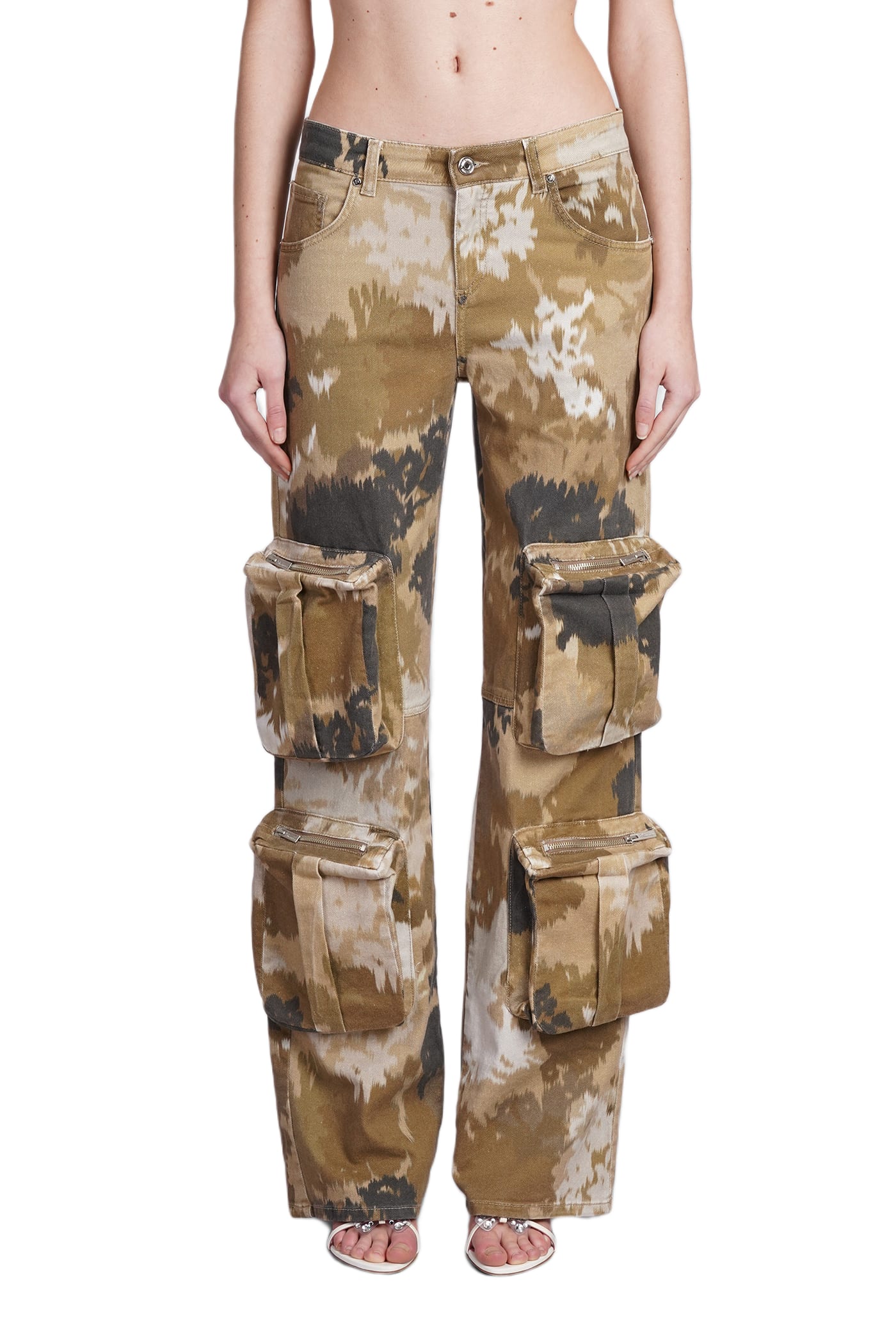 パンツ Blumarine SS24 2J130A PANTA J.CARGO ST.CAM (2J130A D5579) Blumarine SS24 2J130A PANTA J.CARGO ST.CAM (2J130A D5579