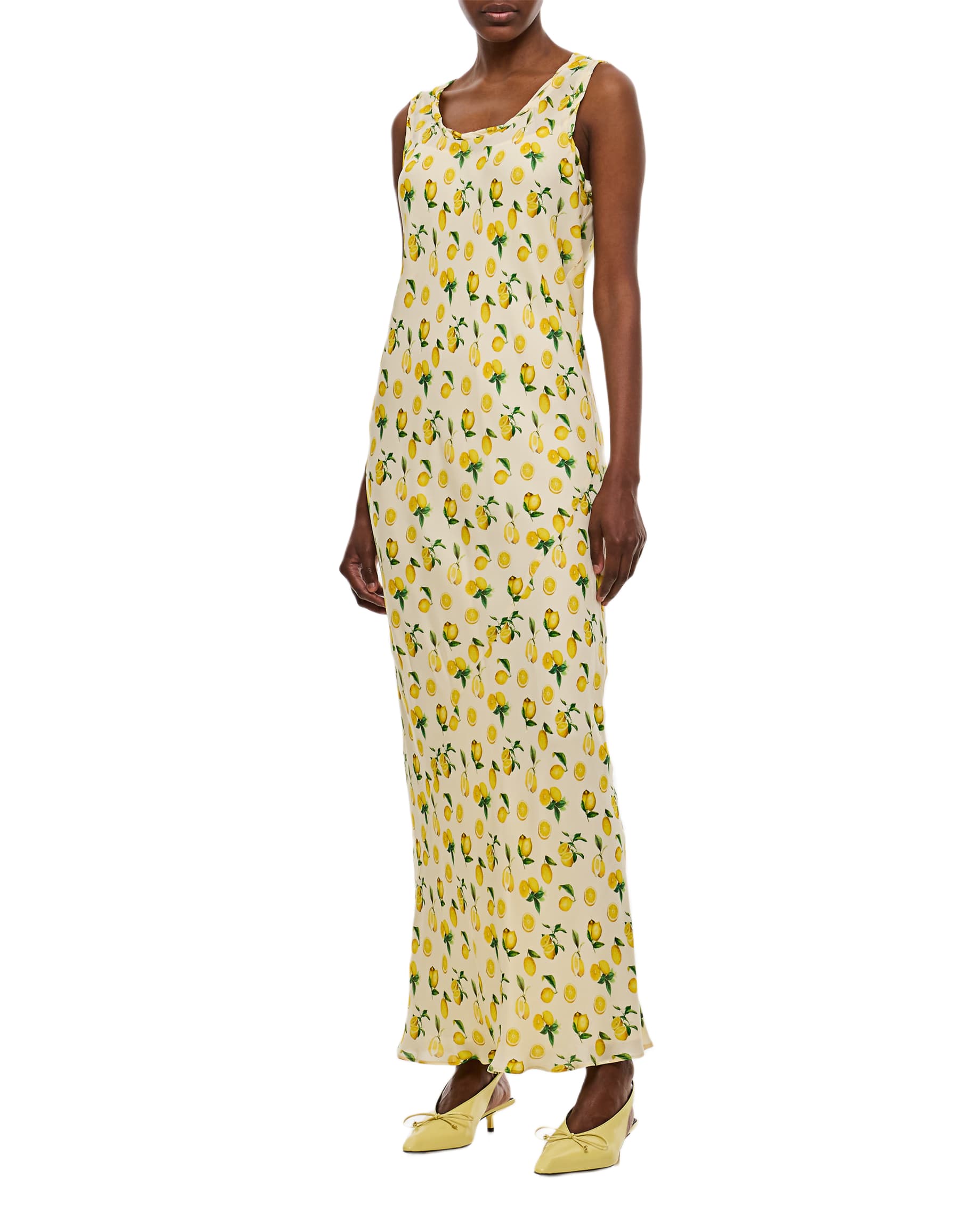 tonale lemon long dress