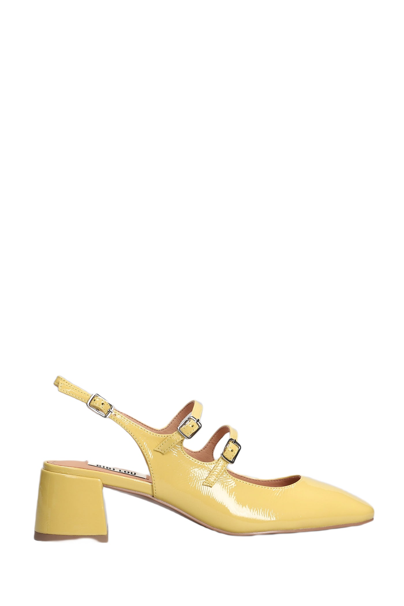 【格安saleスタート】 Yellow In Pumps Ninetta Lou Bibi Patent italist | Leather その他