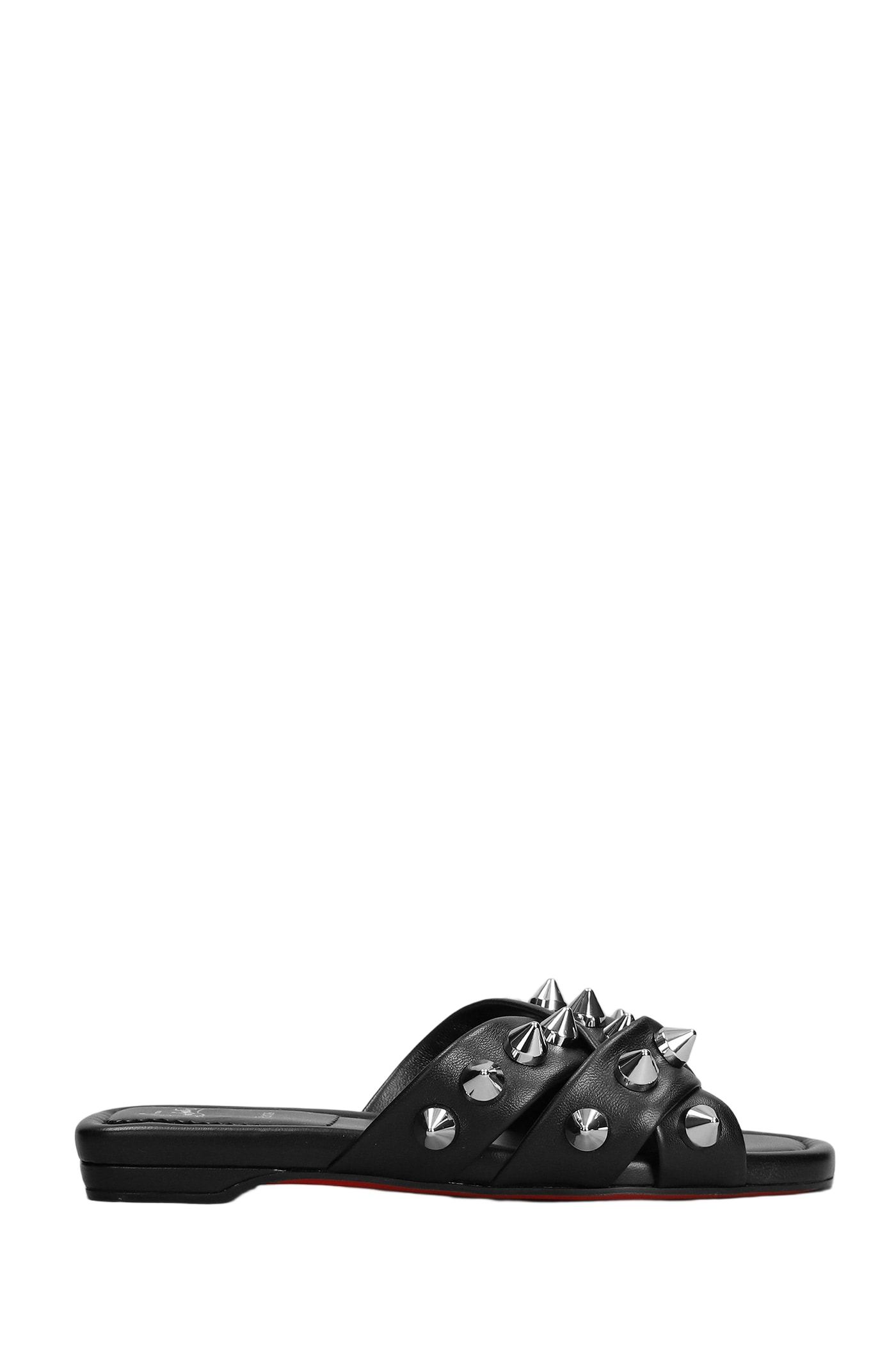 Christian Louboutin Miss Spika Club Slipper-mule In Black