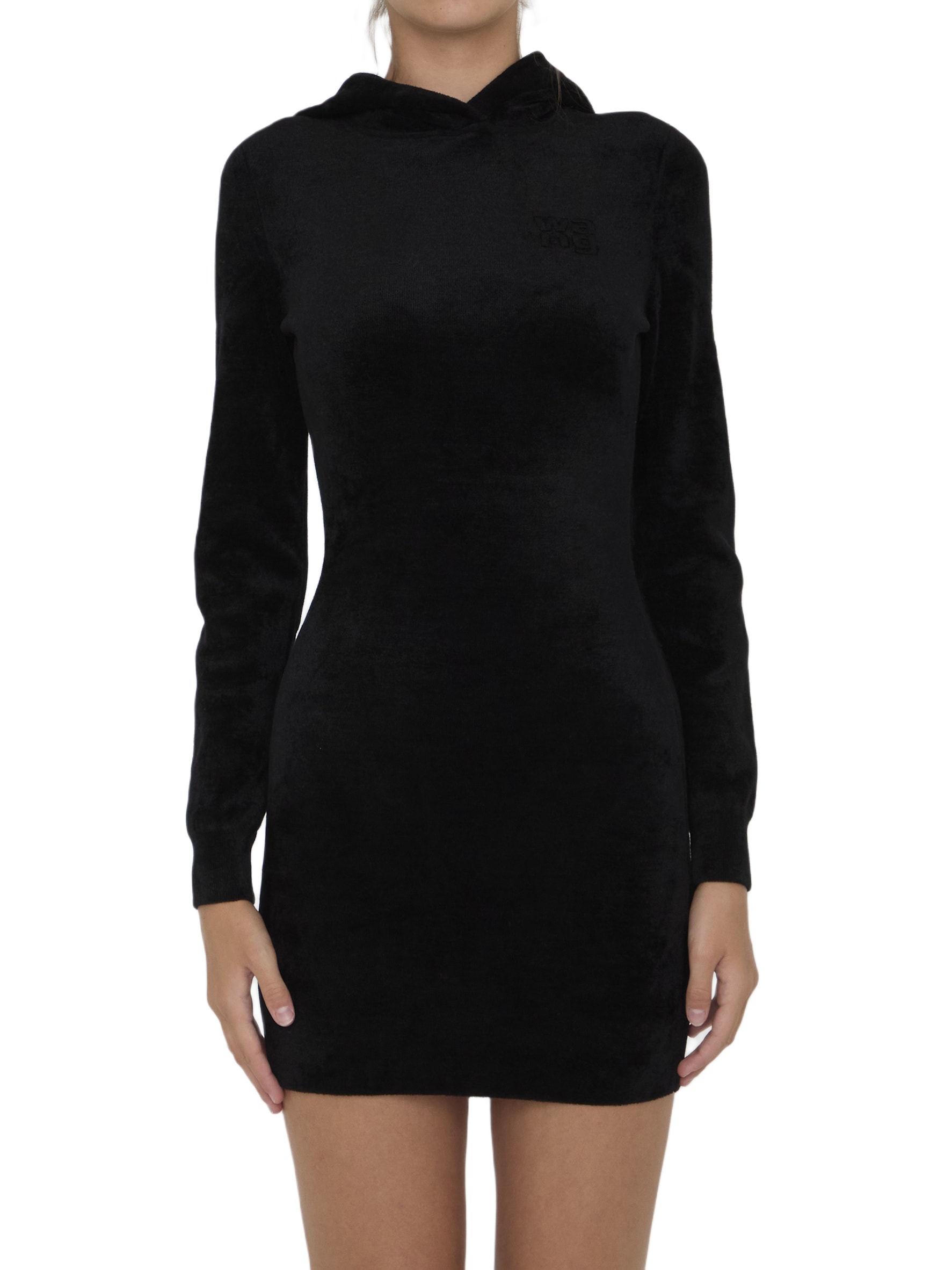 mini dress with embossed logo