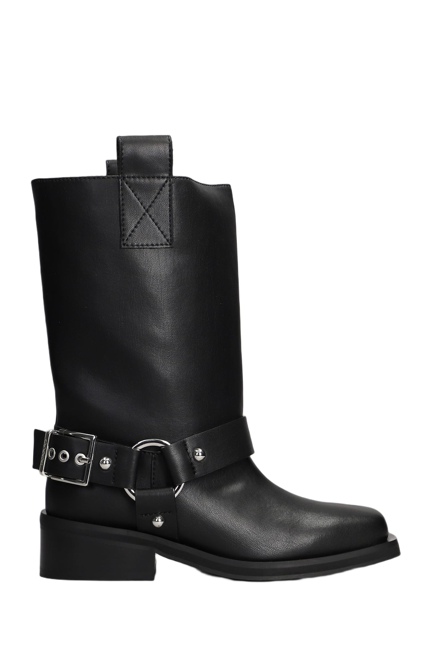【GANNI】関税込★Midi biker Boots Here's Why These Trending Ganni Biker Boots Top the Lyst