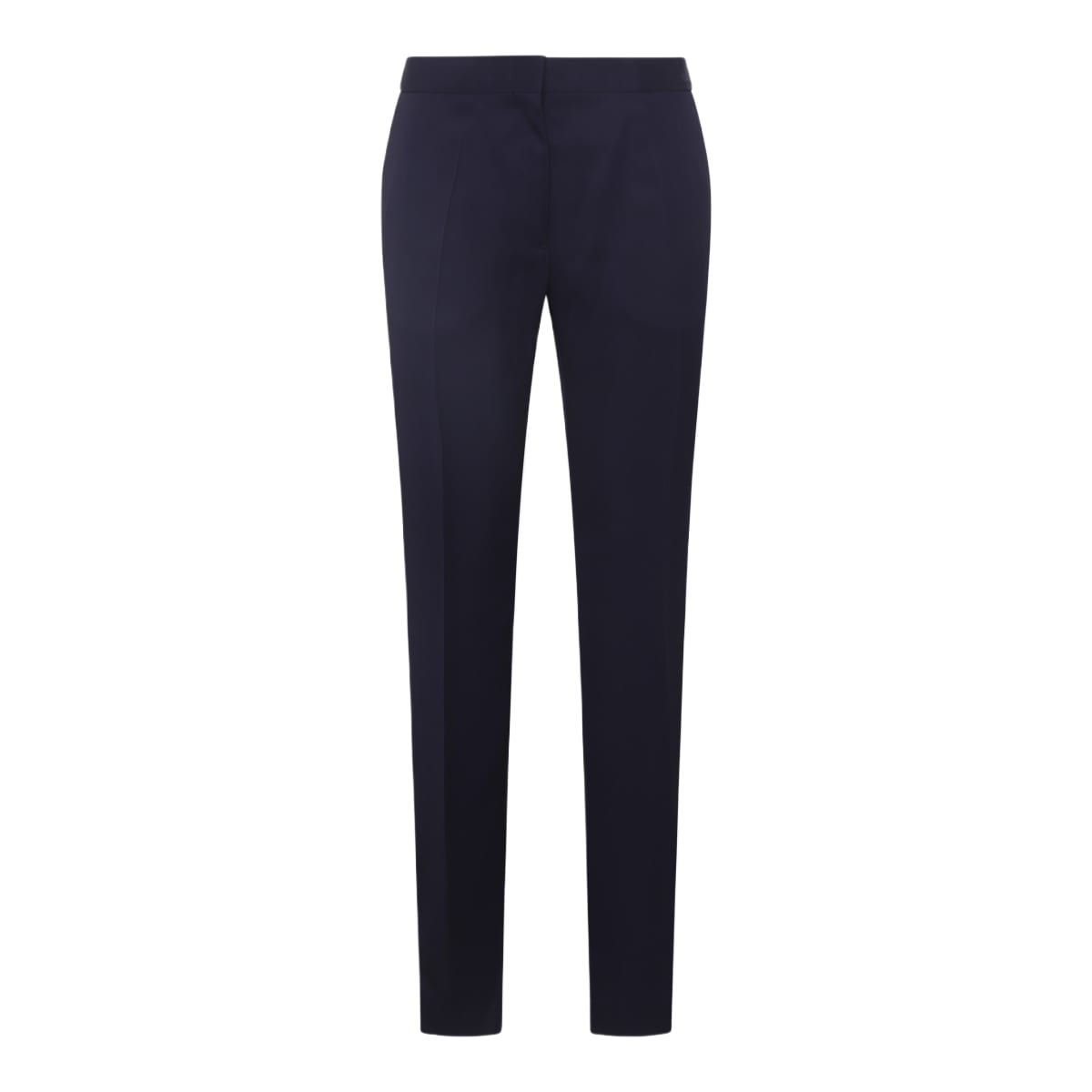 【関税・送料込み】JIL SANDER NAVY BLUE VISCOSE TROUSERS Jil Sander Navy Blue Viscose Trousers | italist