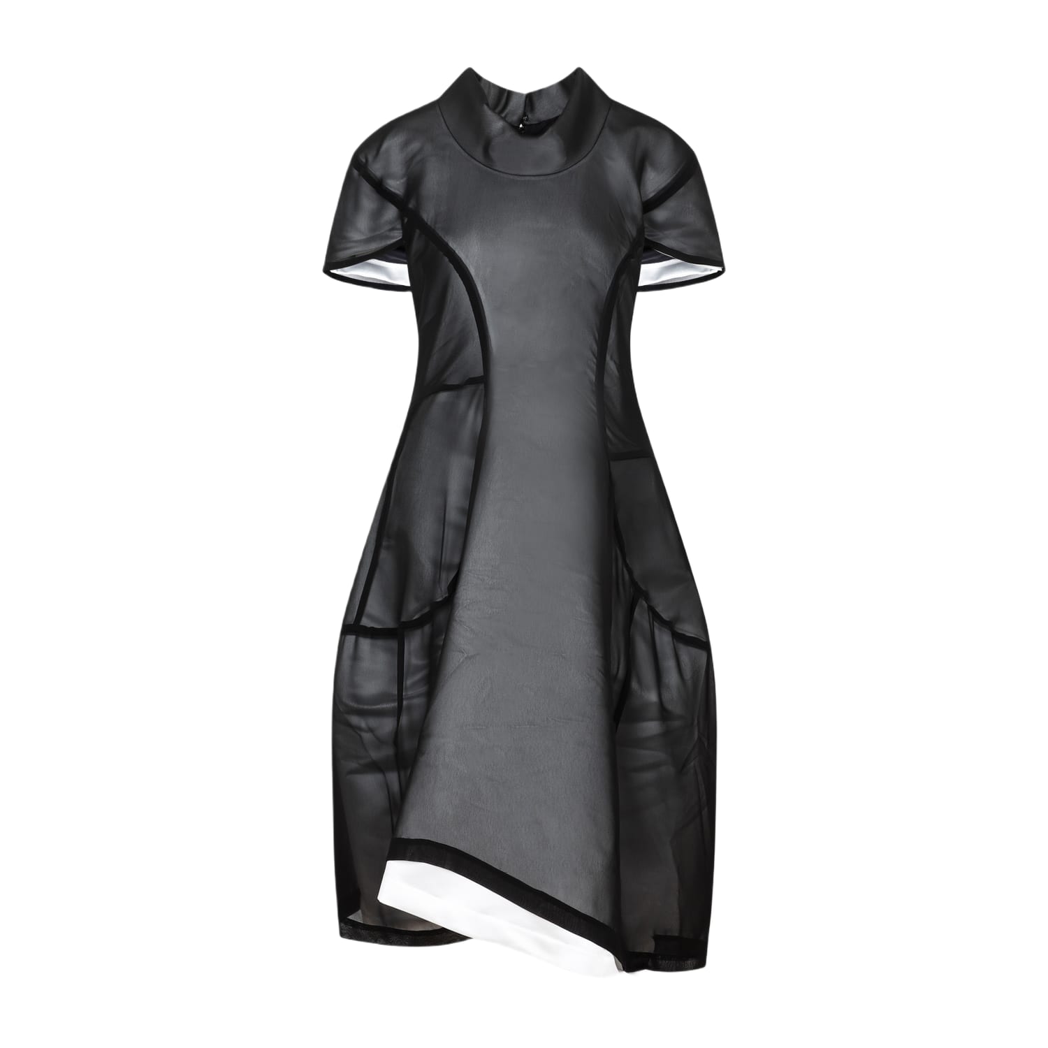 comme des garçons polyester mini dress