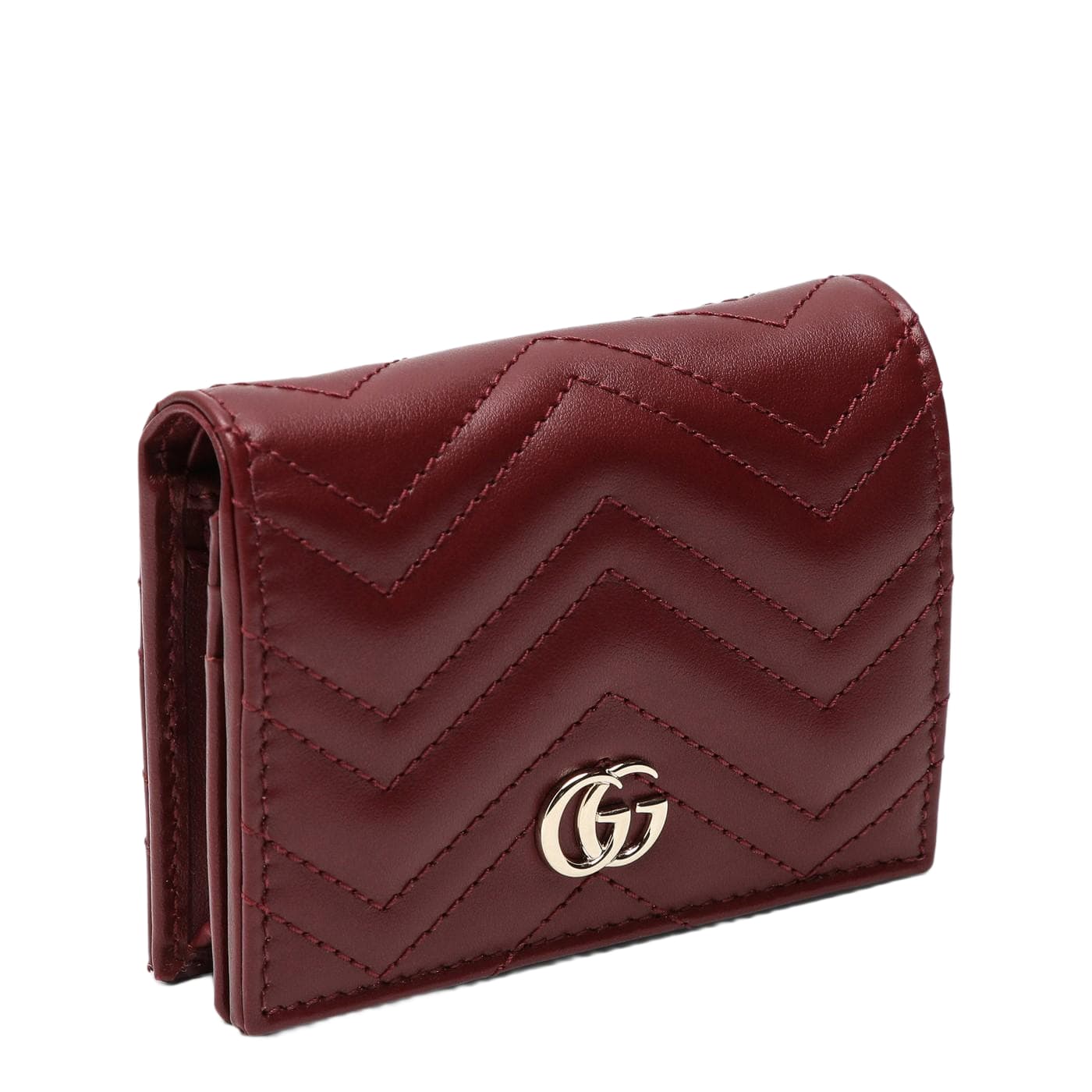 【送料&関税込】Gucci Gg Marmont Rosso Ancora Card Holder Gucci Gg Marmont Rosso Ancora Card Holder | italist, ALWAYS