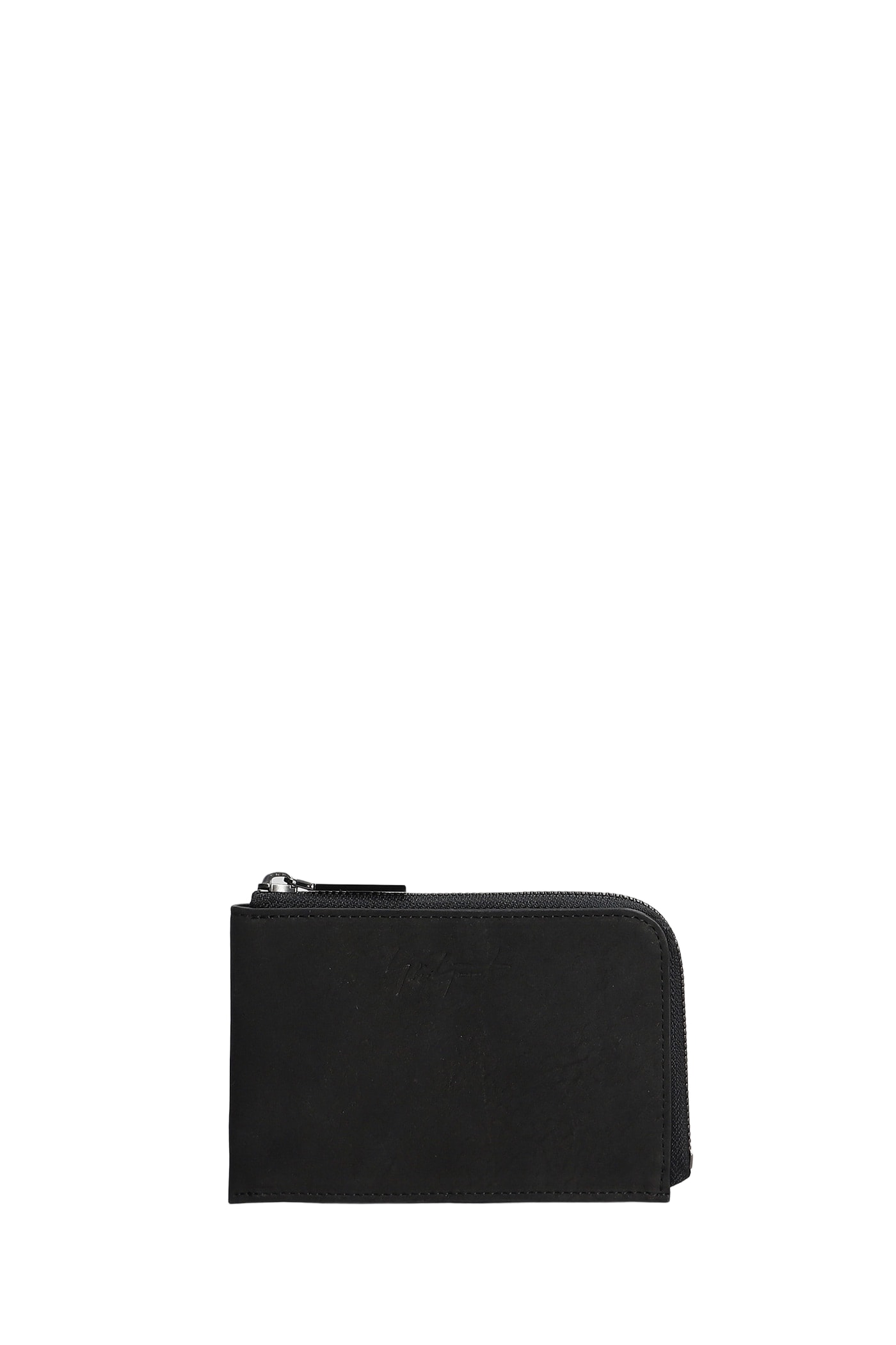 Yohji Yamamoto☆ ITALIAN LEATHER WALLET ブラック Wallets & Money ClipsseotitleYohji Yamamoto Compact Tri