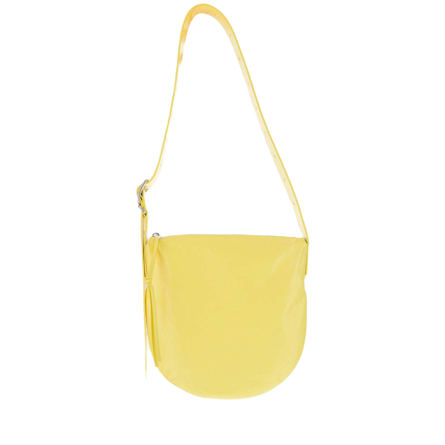 Jil Sander Crinkled Leather Small Shoulder Bag | italist