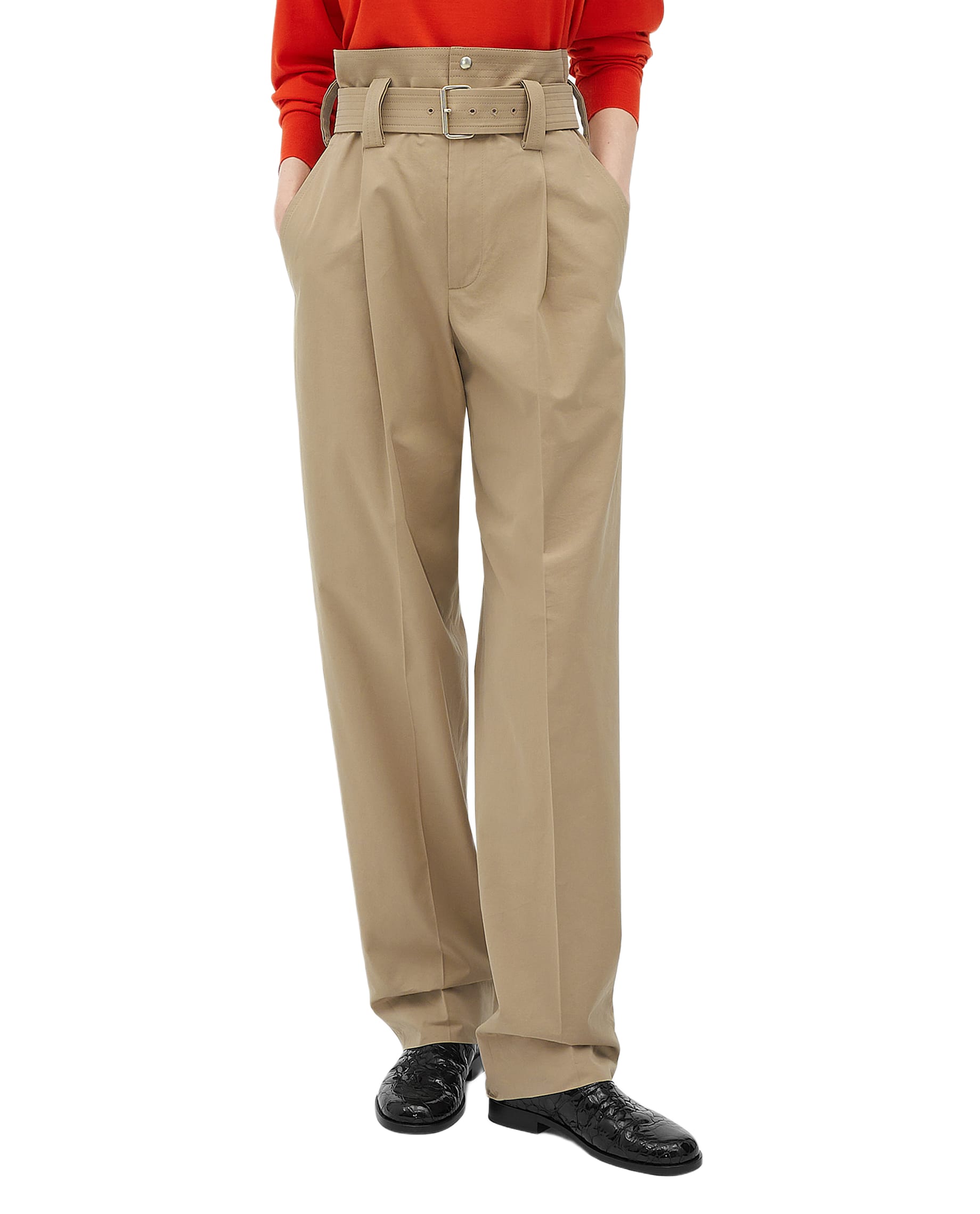 Bottega Veneta Compact Cotton Wide Leg | italist