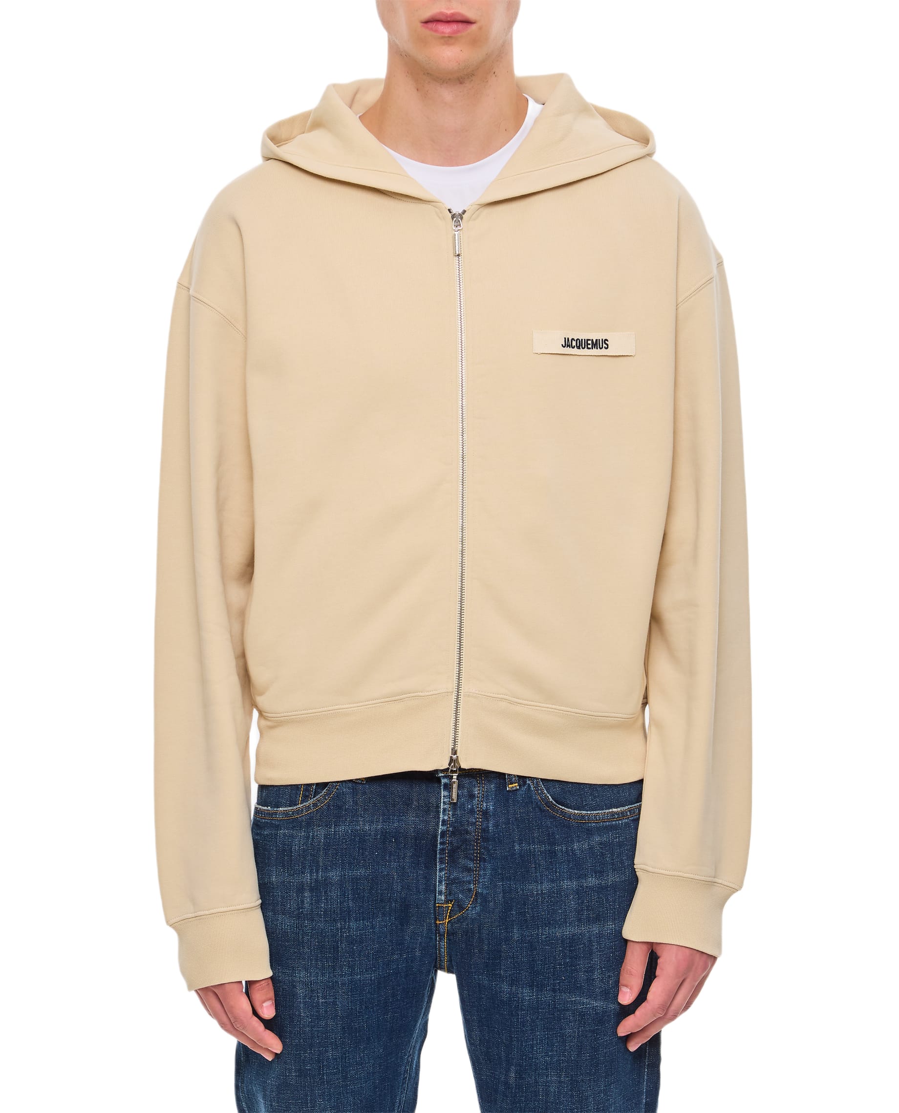スウェット・トレーナー JACQUEMUS ZIPPED COTTON SWEATSHIRT Jacquemus Zipped Cotton Sweatshirt | italist