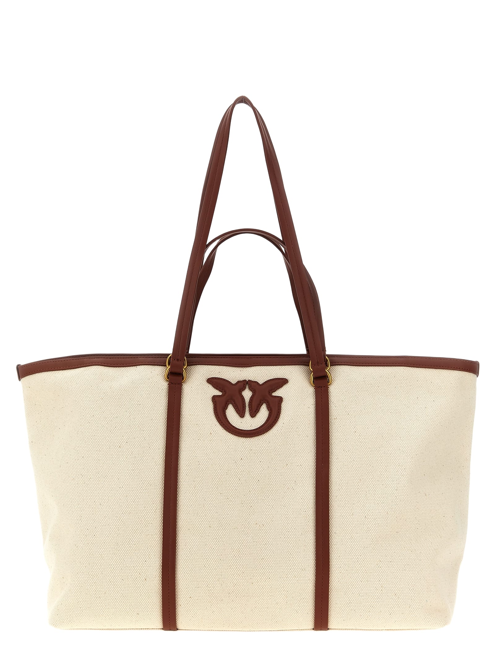 トートバッグ PINKO SS25 'Miranda' large shopping bag (104715A2G2 YL2Q) Pinko 'miranda' Large Shopping Bag | italist