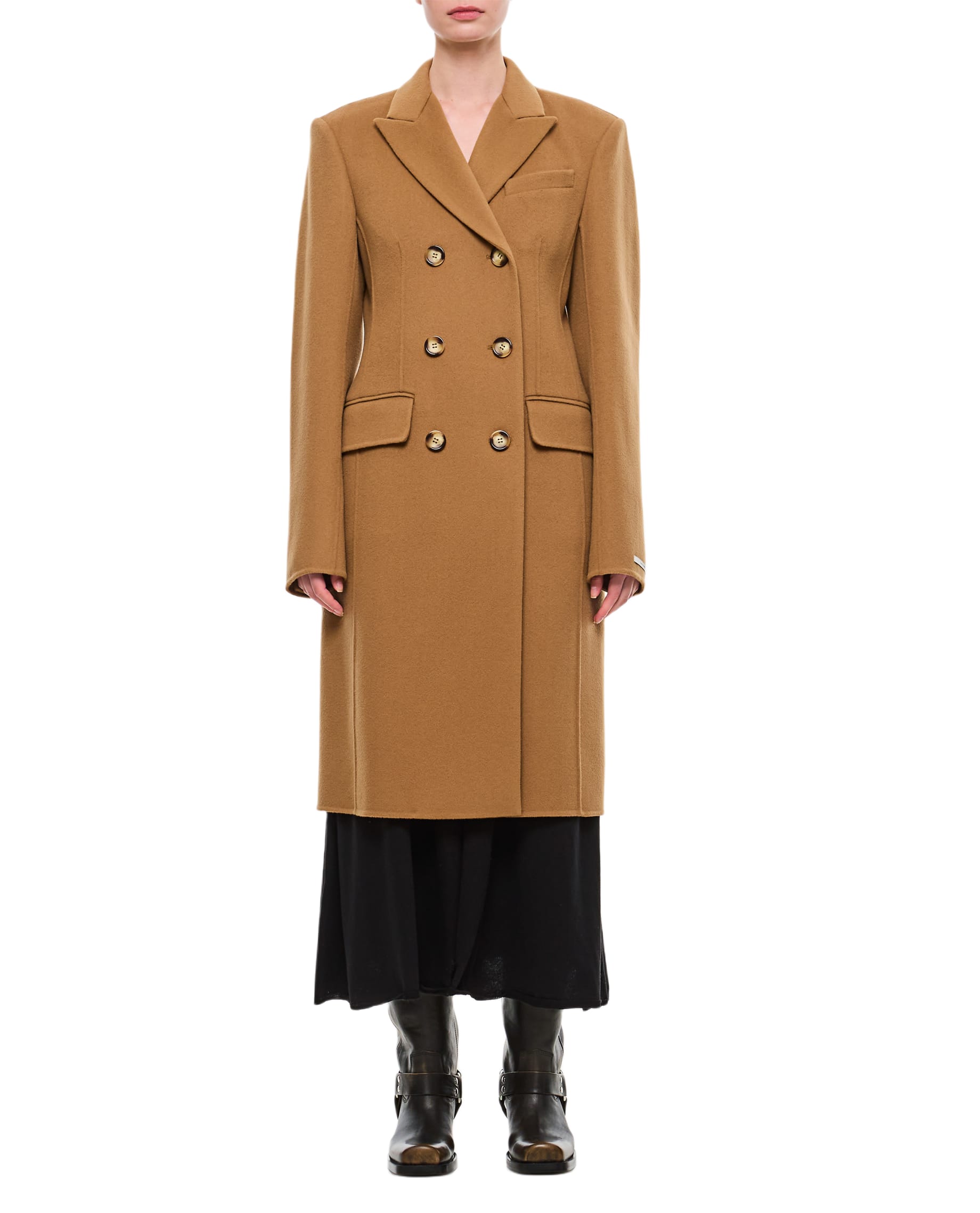 コート SPORTMAX MORGANA DOUBLE BREASTED COAT SportMax Morgana Double Breasted Coat | italist