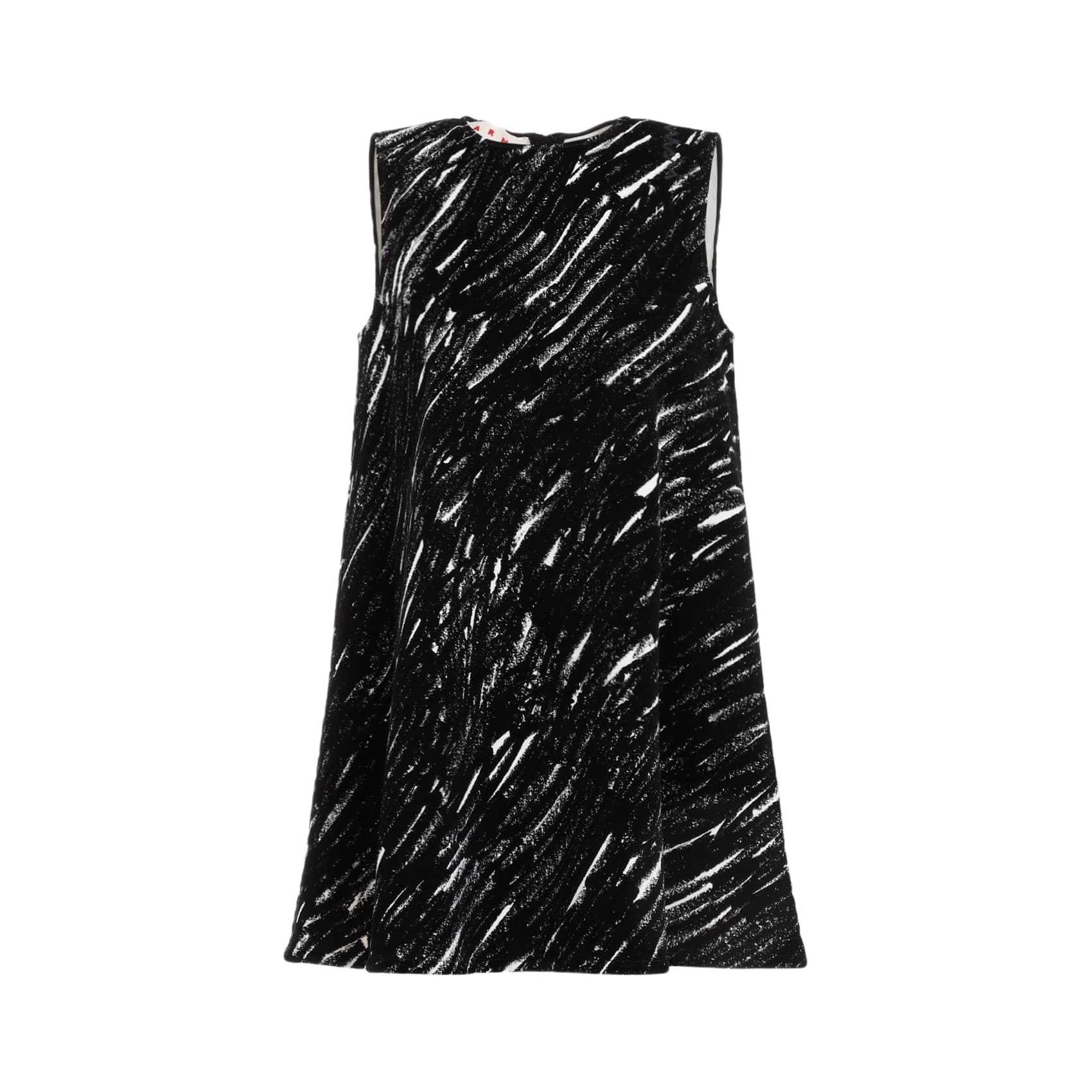 ワンピース MARNI Woman Dress Black ABJD1344S0UTC432 CRN99 Short black flared dress with Marni Symbol | Marni