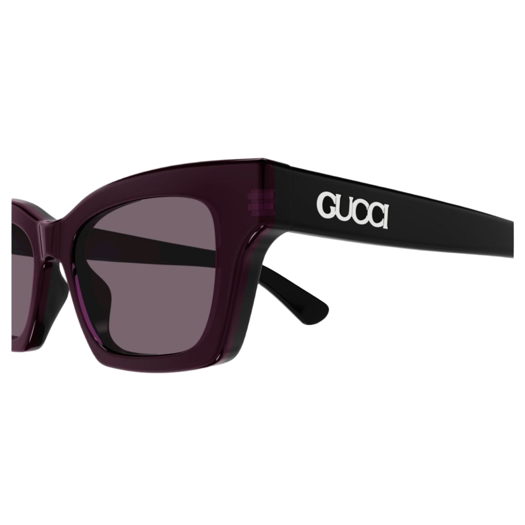 Gucci Black Lines Thin GG Temple Sunglasses Gucci