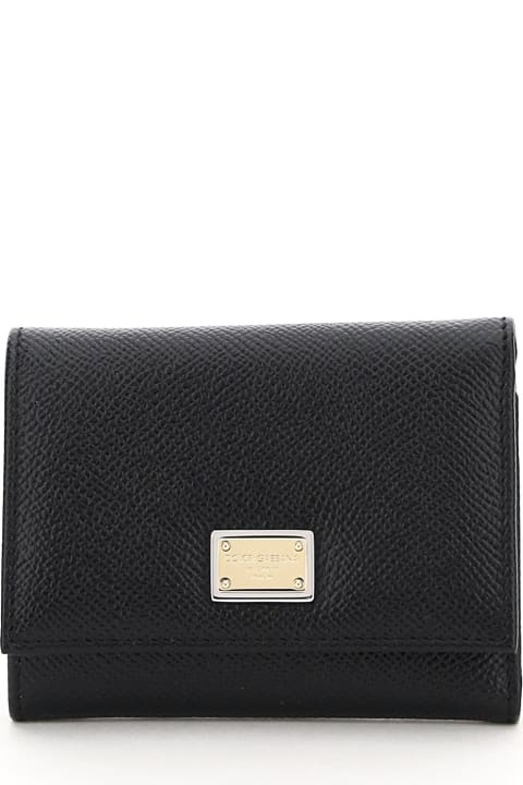 Dolce & Gabbana French Flap Wallet - Nero