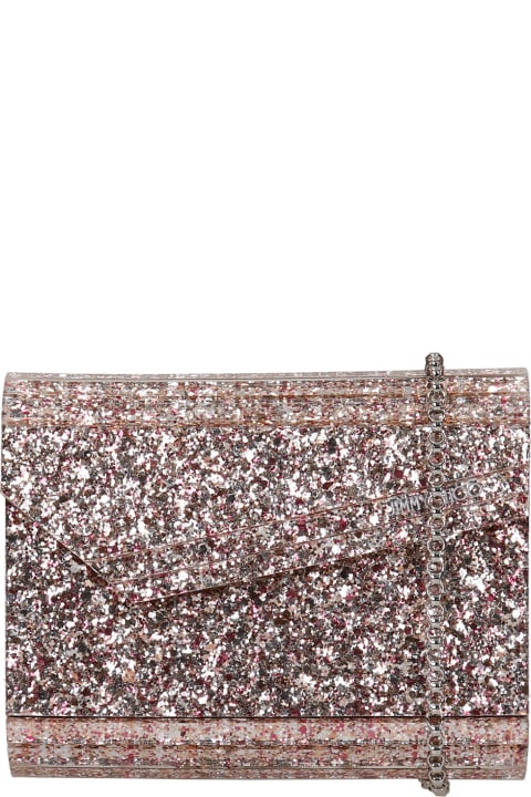 Candy Clutch In Rose-pink Acrylic
