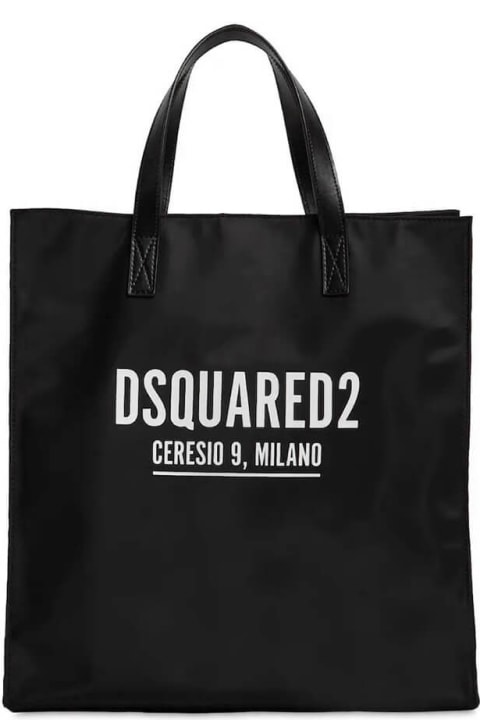 Dsquared2 Ceresio 9 Black Nylon Shopping Bag
