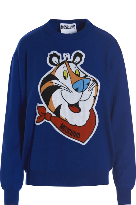 Moschino 'year Of The Tiger' Sweater - Fantasia Oro Lucido