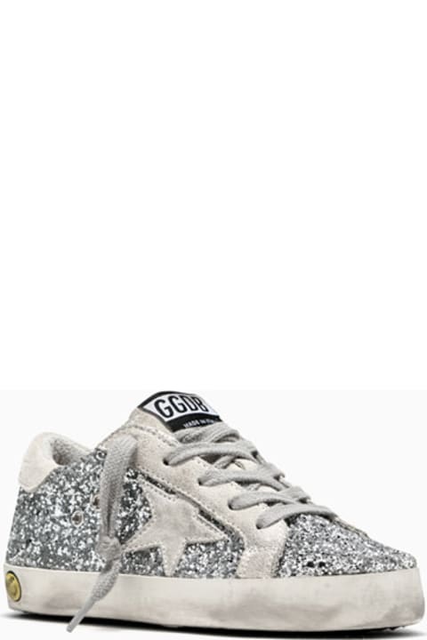Golden Goose Super-star Glitter Sneakers Gyf00101 F000416 - Bianco-camouflage