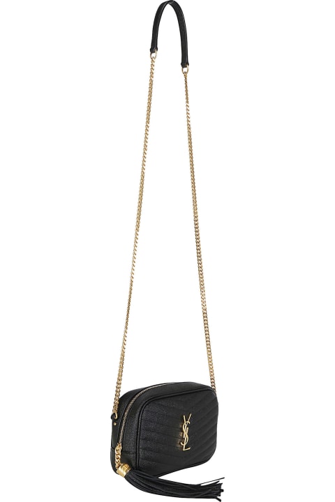 Saint Laurent Mng Mini Shoulder Bag - Black