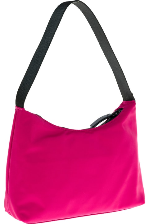 Mini Hobo Pink Nylon Handbag