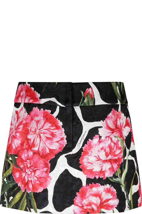 Floral Print Mini Skirt