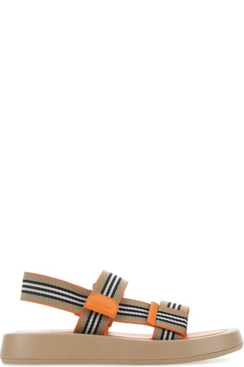 Icon Stripe Strapped Sandals