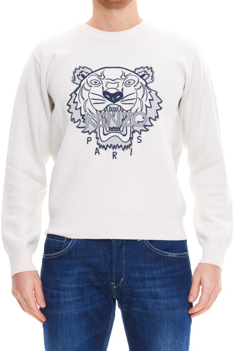Kenzo Tiger Logo Sweater - Black